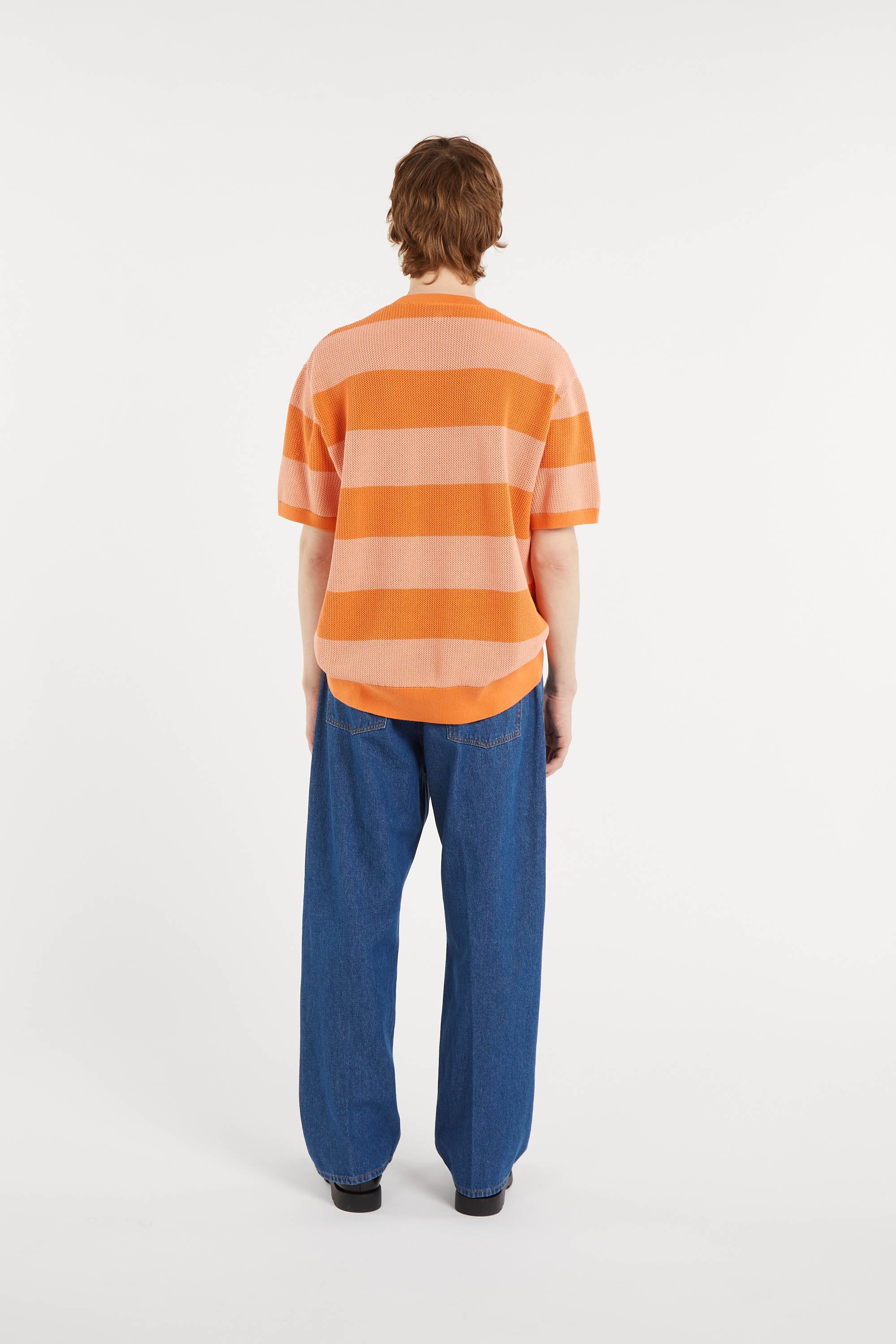 T-shirt tricot LACOSTE Orange