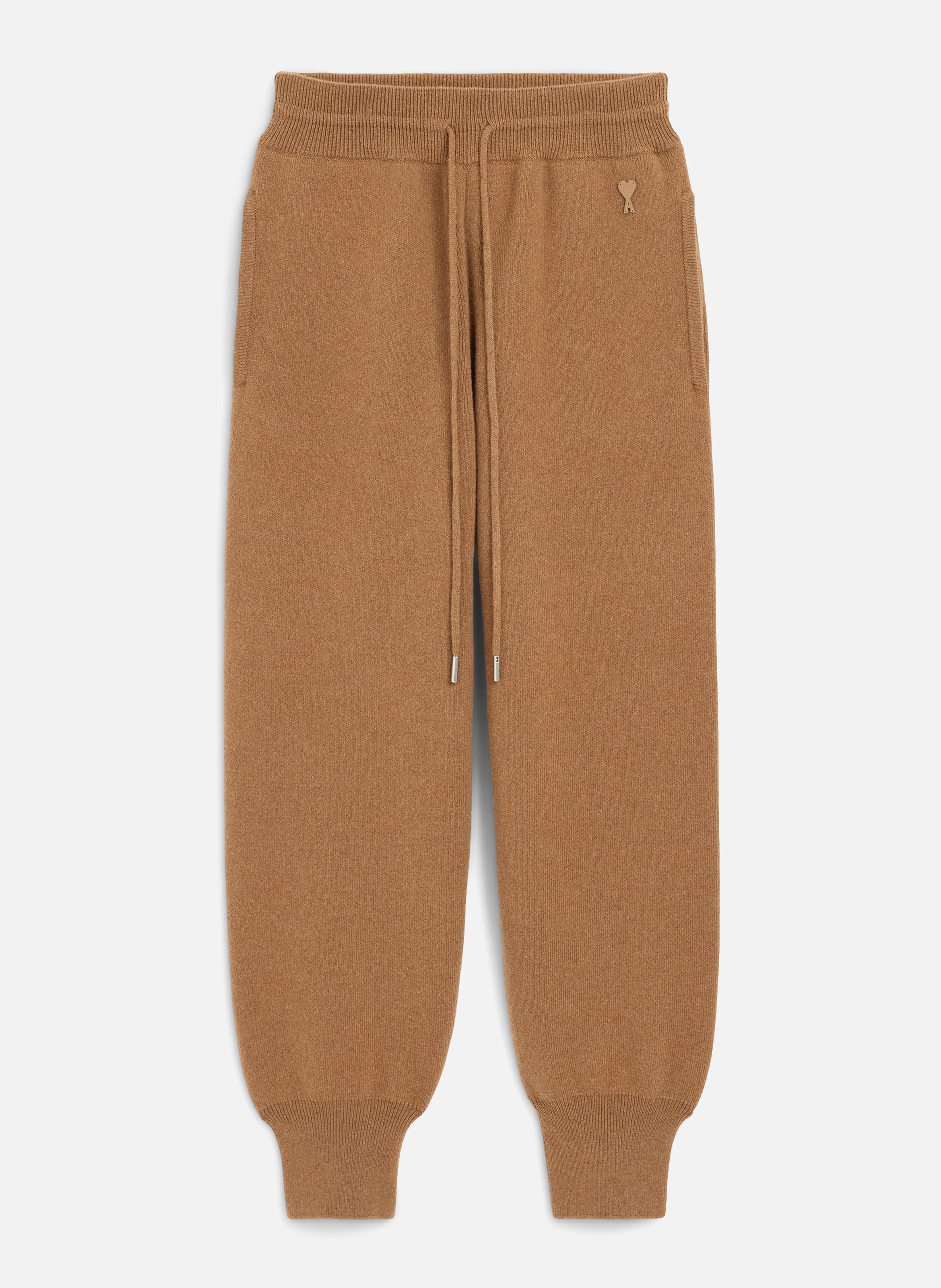 Jogging unisexe en laine MarronAMI PARIS