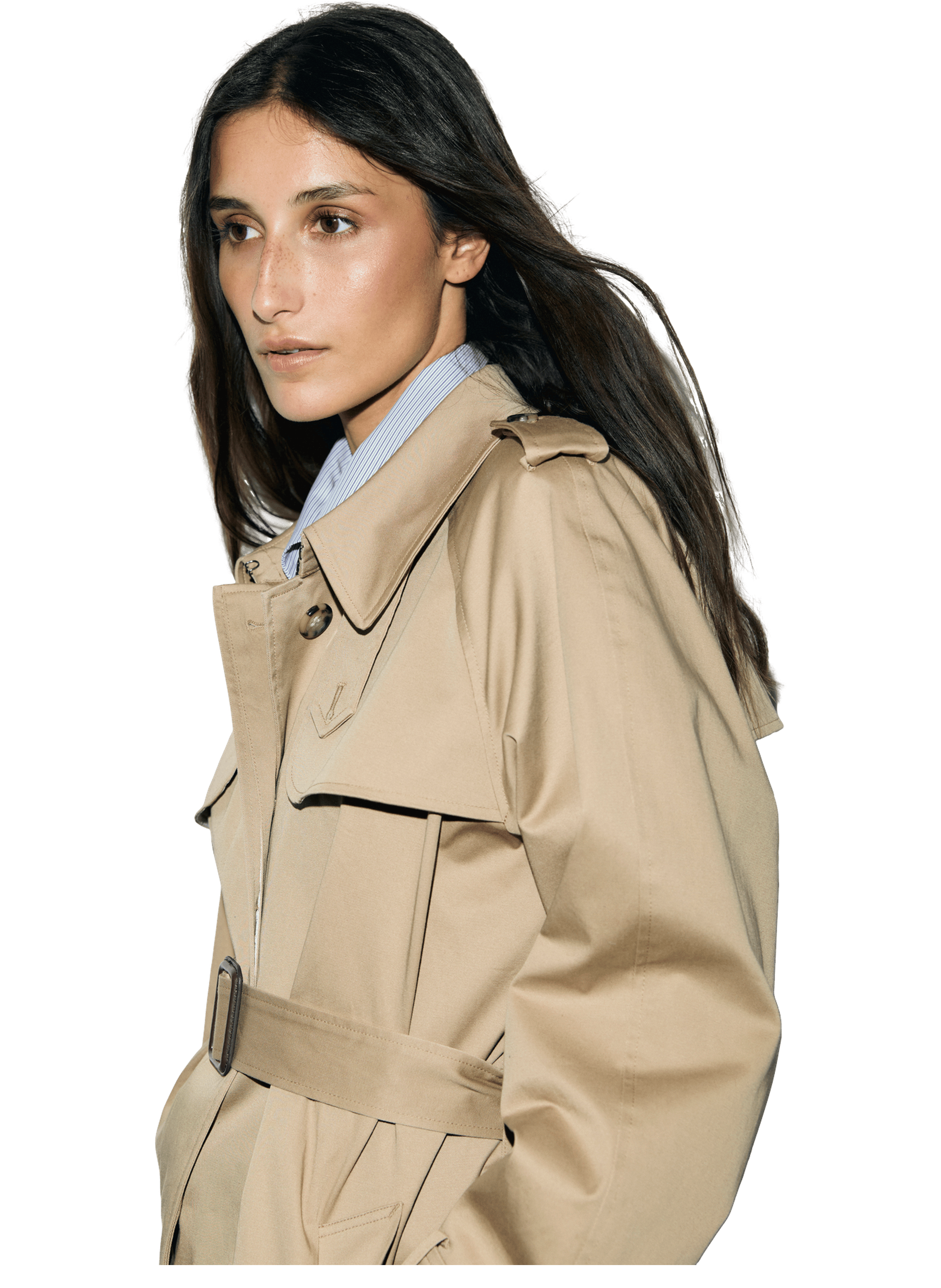 Trench court en coton - vania GERARD DAREL Beige