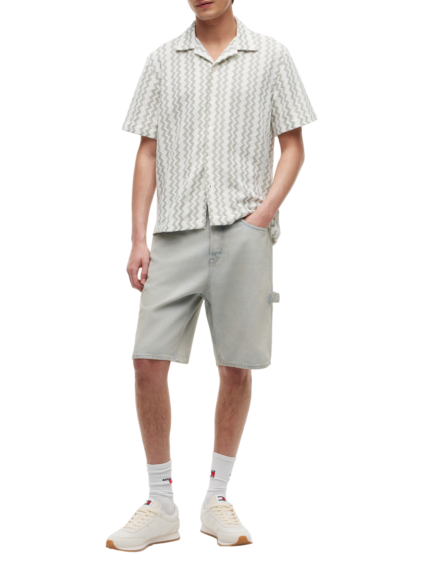 Striped shirt TOMMY HILFIGER Green