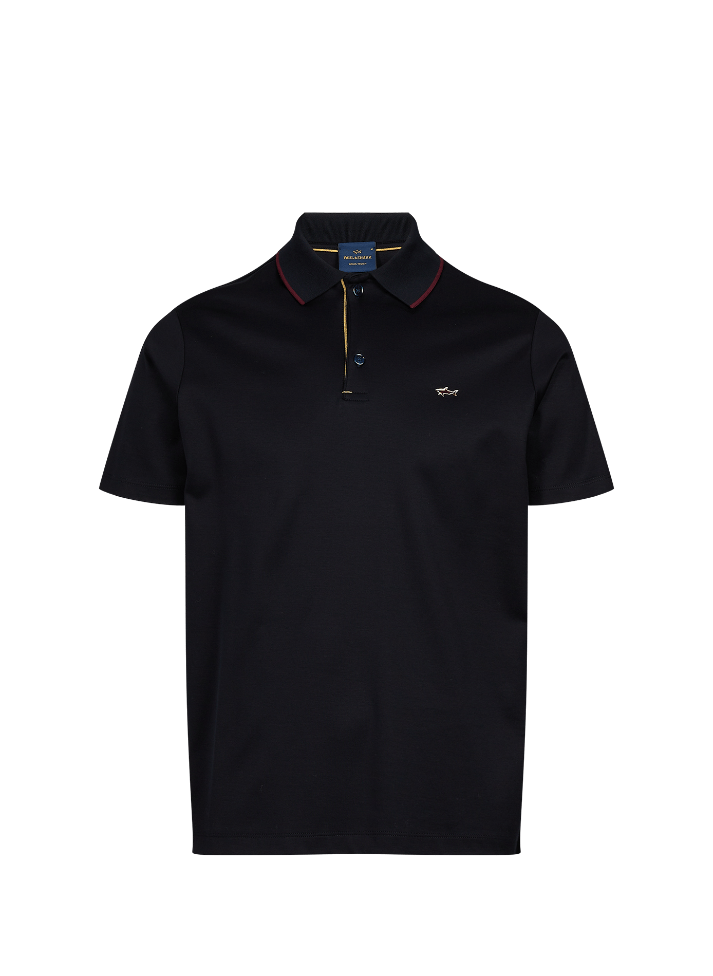 Short-sleeved straight cotton polo PAUL & SHARK Multicolour