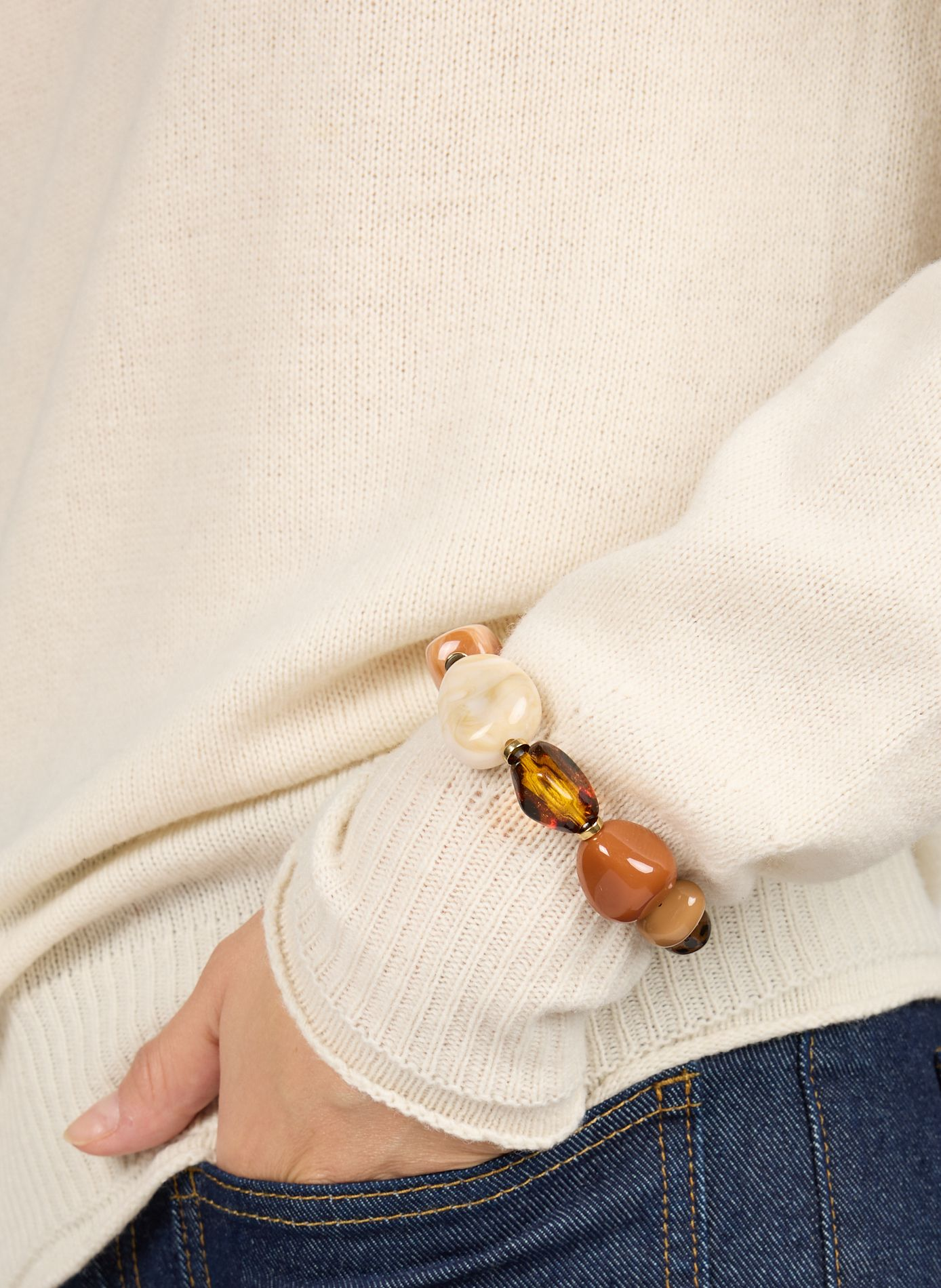 Abstract stone bracelet AU PRINTEMPS PARIS Multicolour