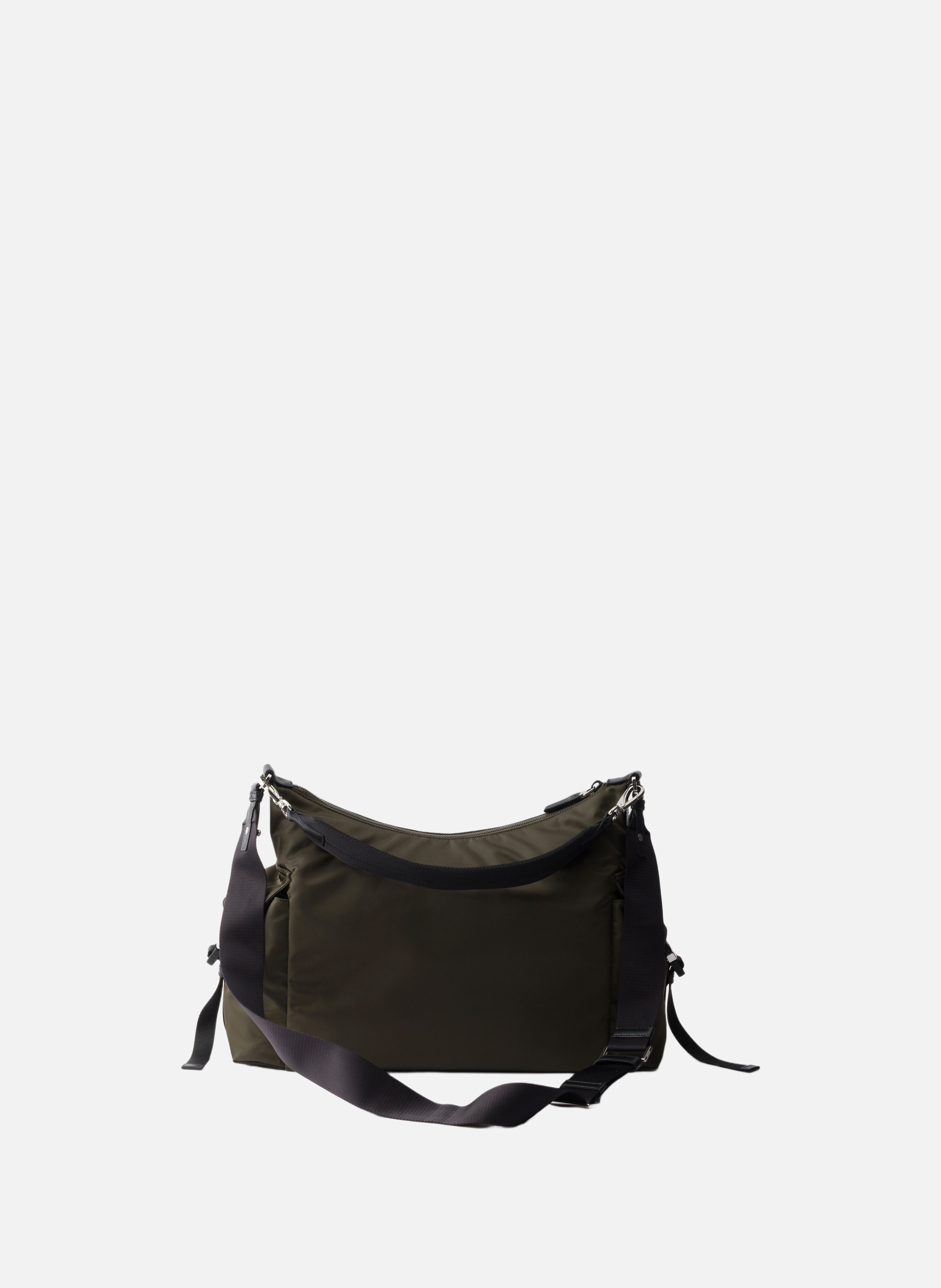 Sac prada explore en re-nylon et cuir PRADA Vert