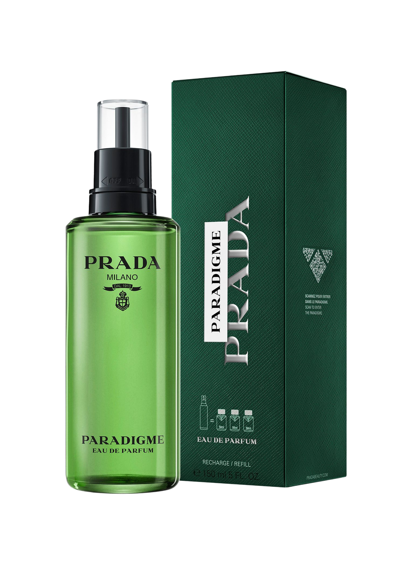 Paradigma - Houtachtig amber heren Eau de Parfum navulbaar PRADA No color