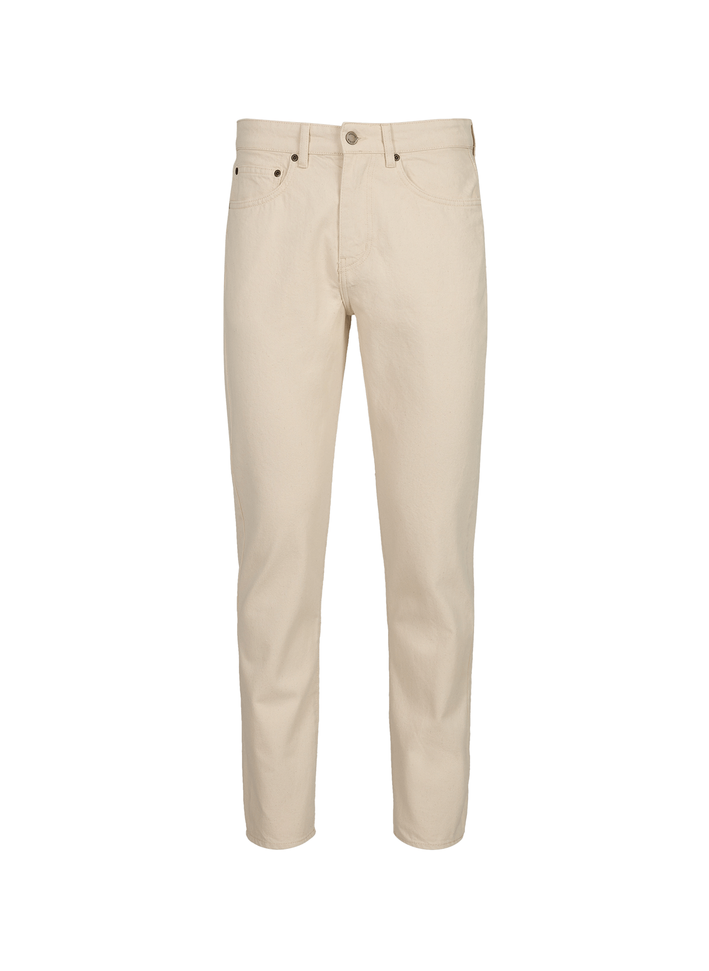 Straight-cut cotton jeans FAGUO Beige