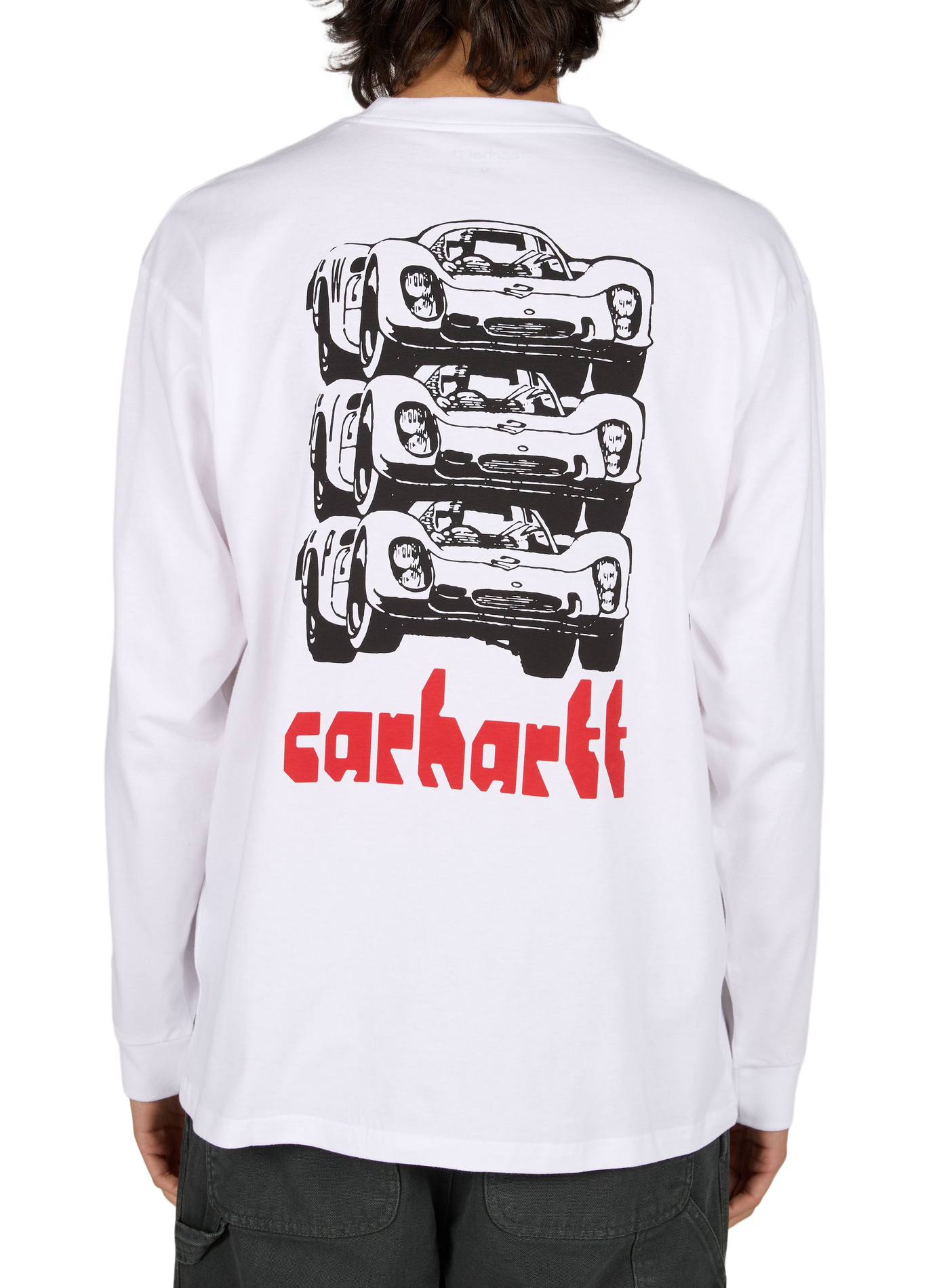 T-shirt ample col rond sérigraphié CARHARTT WIP Blanc