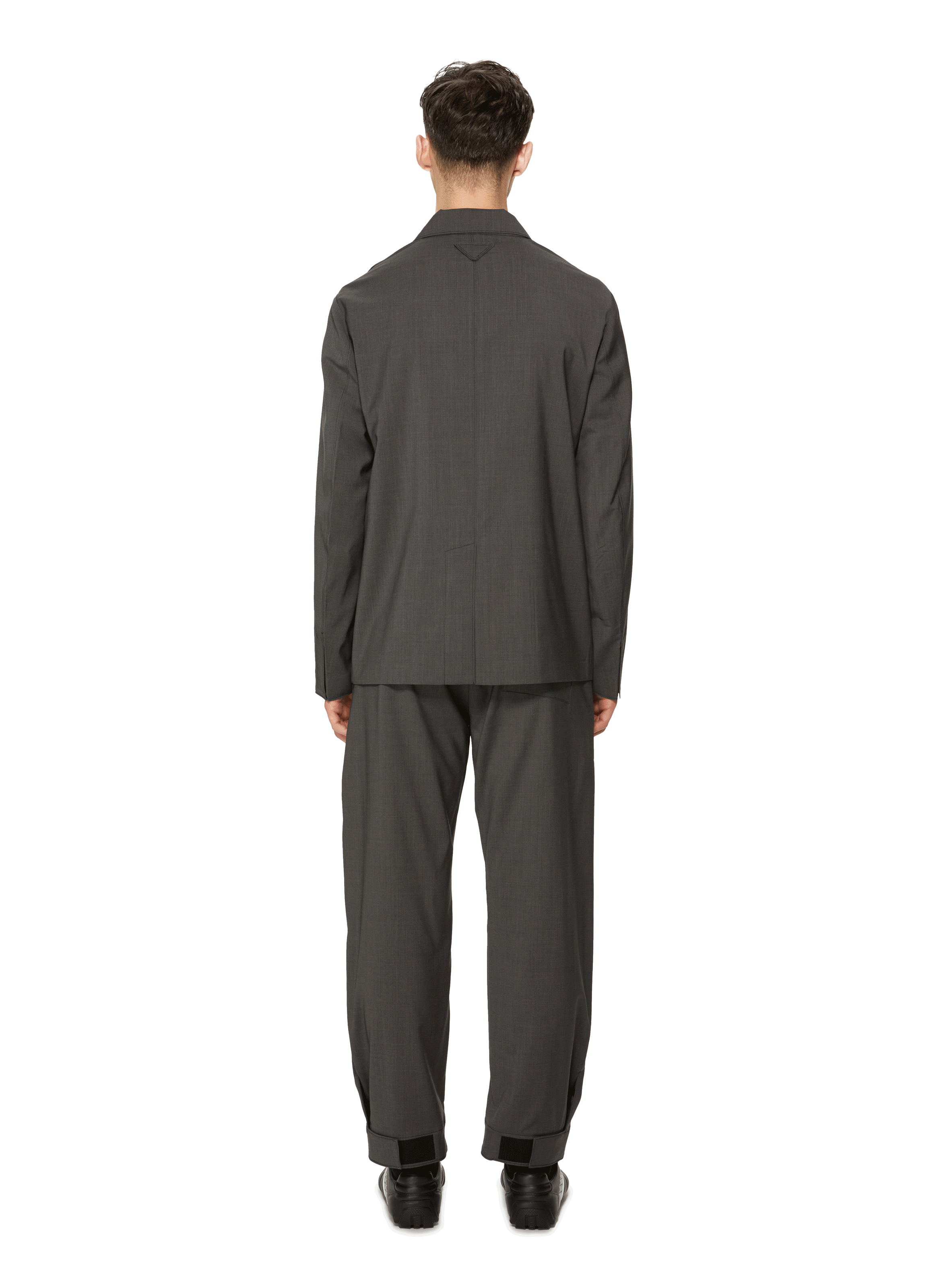 Straight-fit jacket PRADA Grey