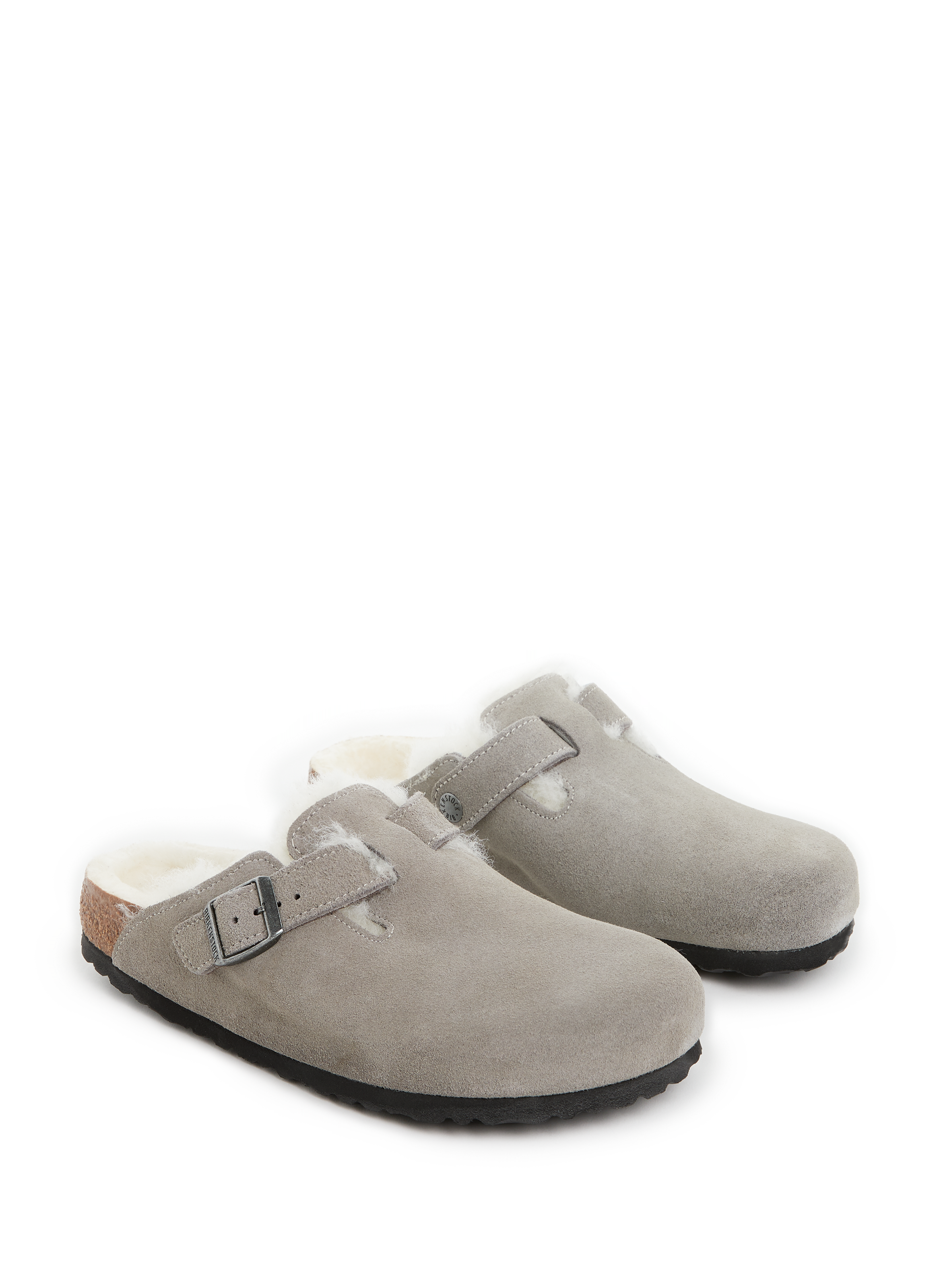 Mules Boston en suède