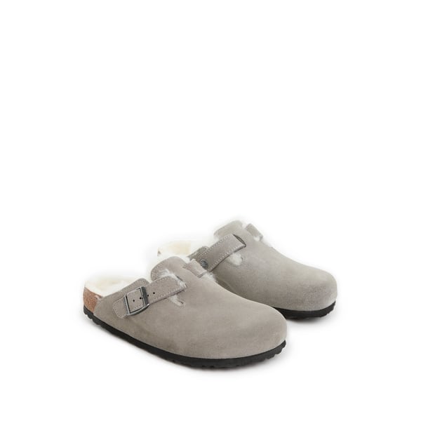 Mules Boston en suède