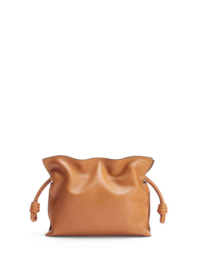 Mini Flamenco clutch bag in leather LOEWE