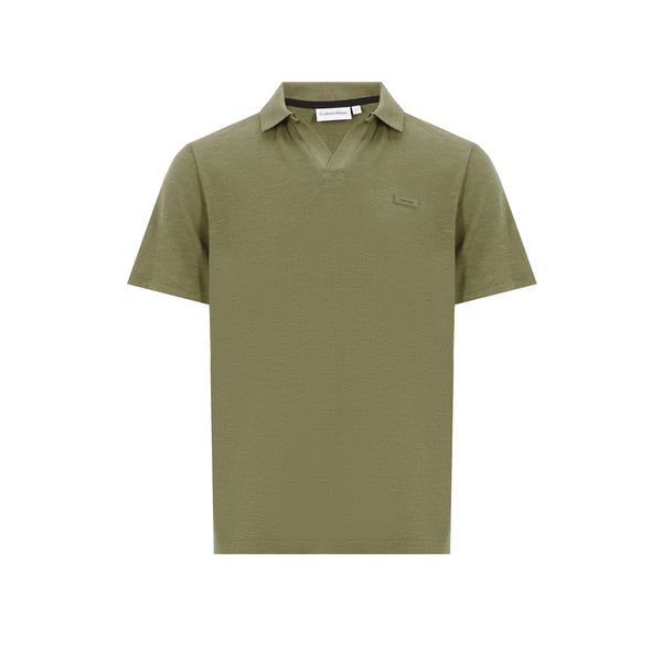 Polo en coton organique et lin