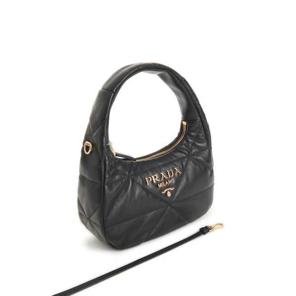 Sac à main matelassé en cuir