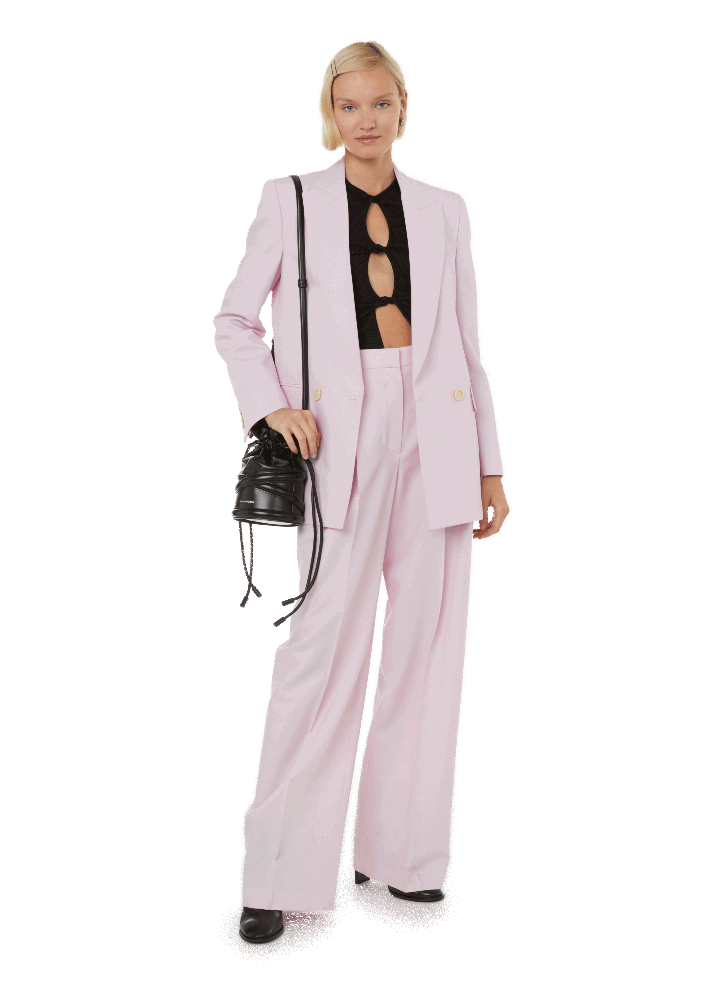 Top à détails ajourés CHRISTOPHER ESBER Noir