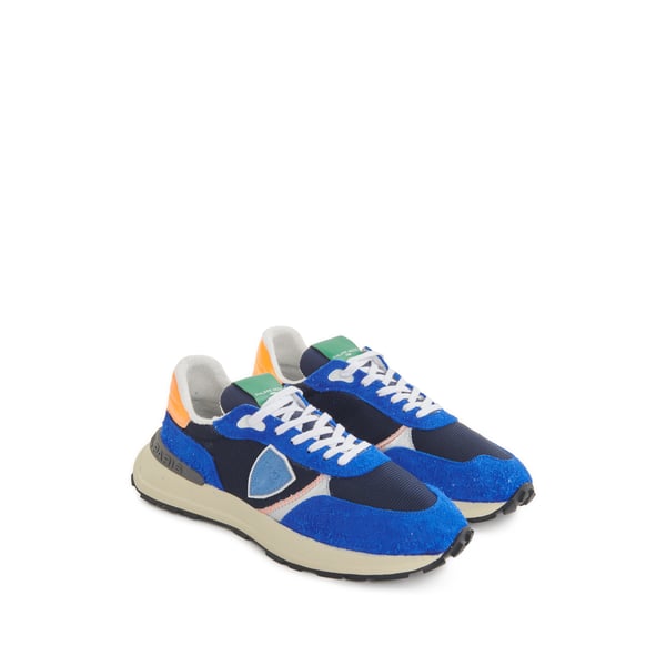 Baskets basses Antibes en cuir mélangé