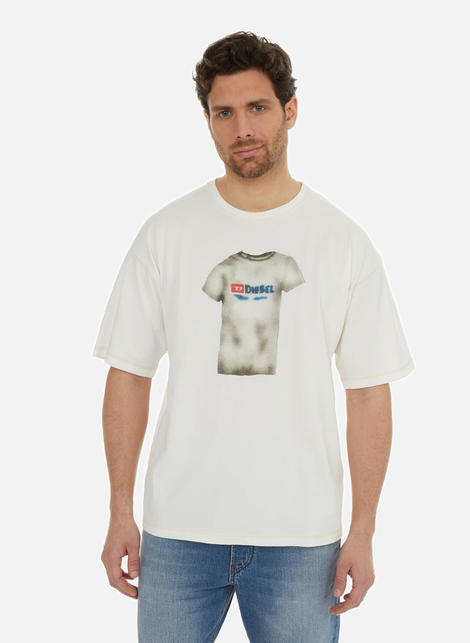 DIESEL übergroßes Baumwoll-T-Shirt