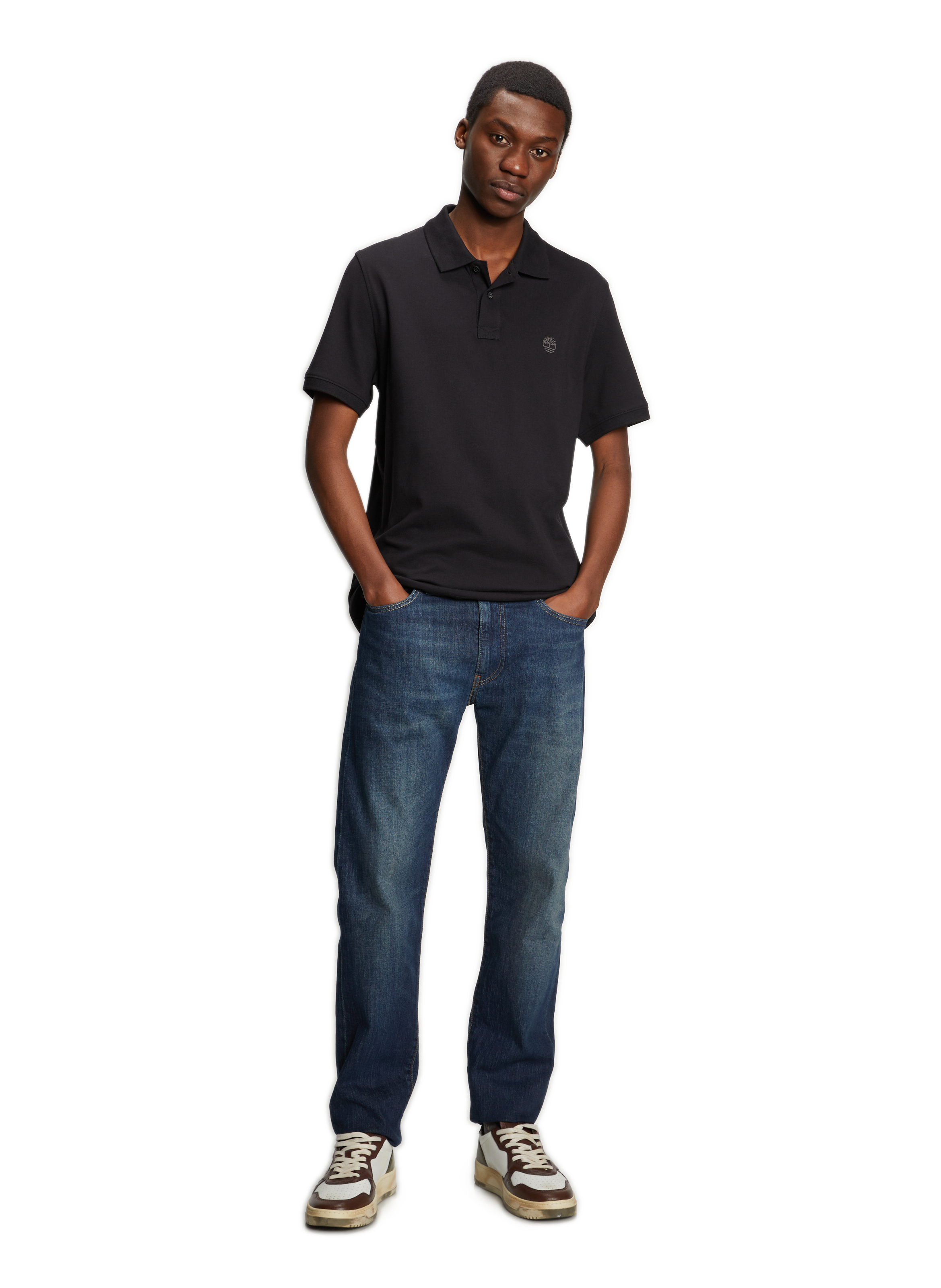  Cotton polo shirt  TIMBERLAND Black