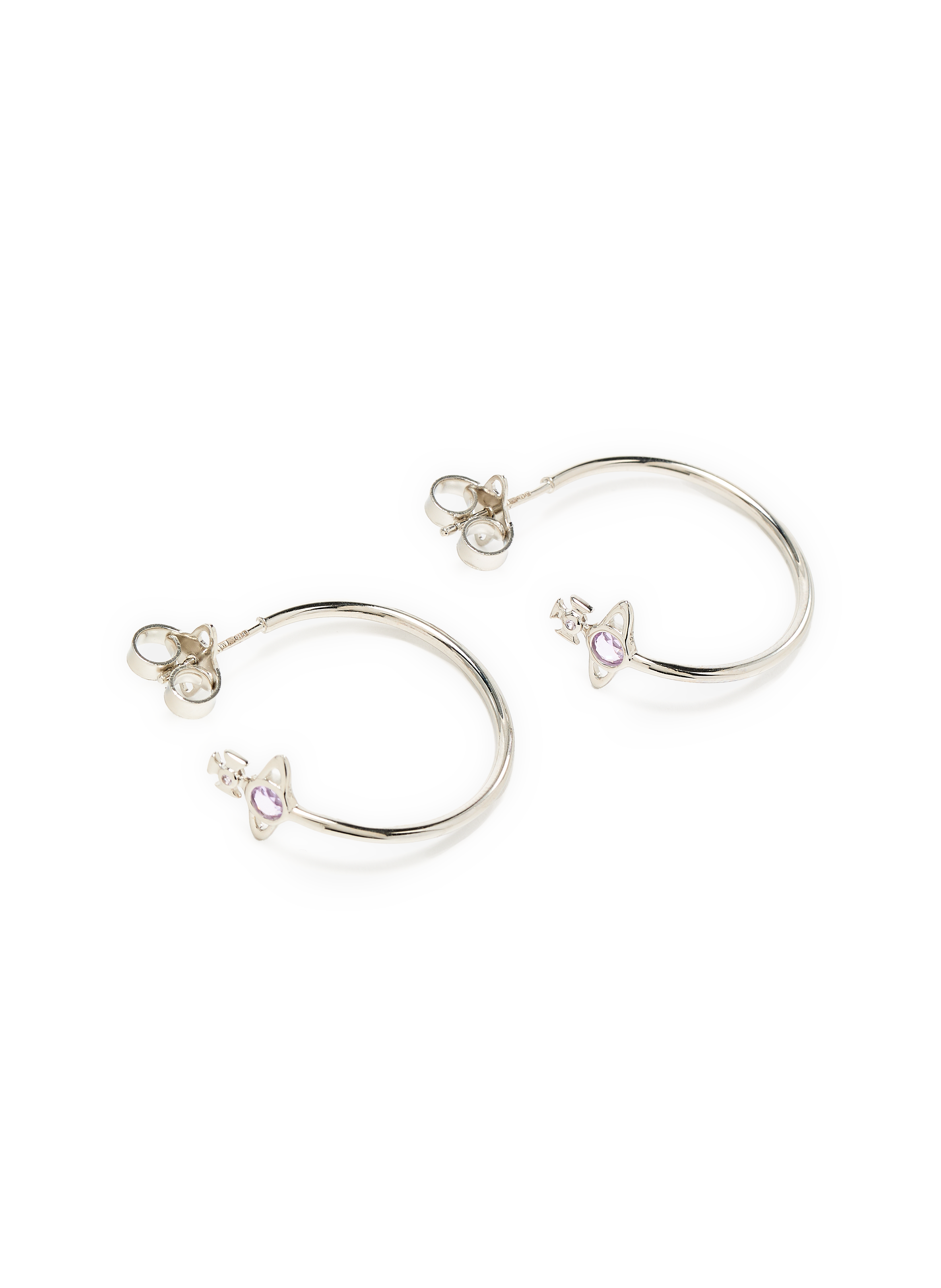Boucles d&#039;oreilles créoles  VIVIENNE WESTWOOD Argent