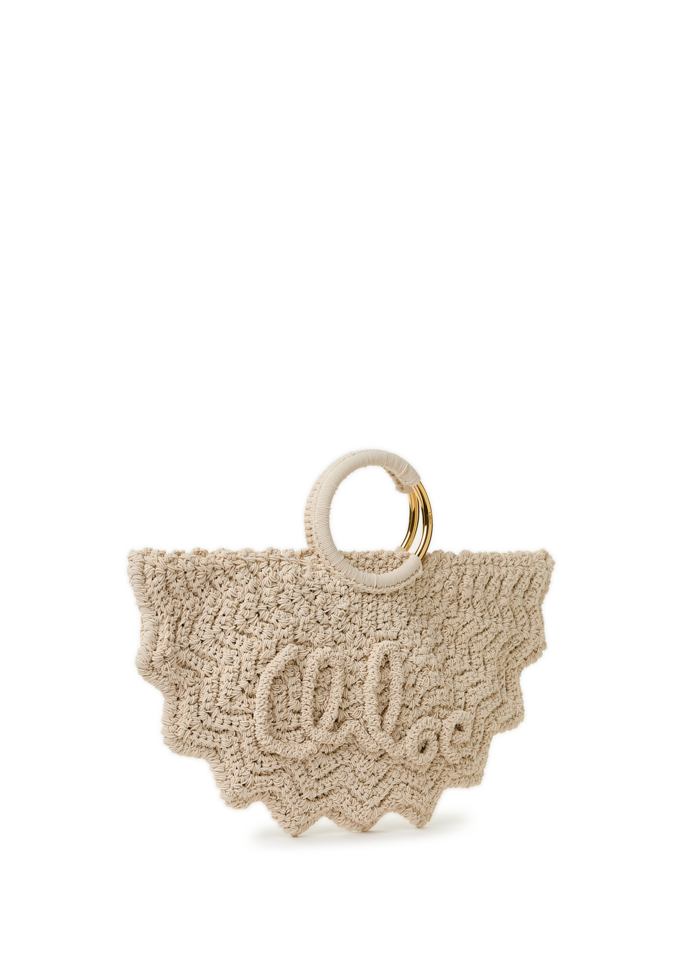 Handbag Paravent Bracelet Small CHLOÉ Beige