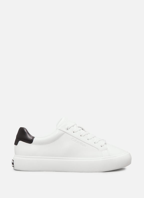 Leather sneakers White by CALVIN KLEIN CALVIN KLEIN Leather sneakers White
