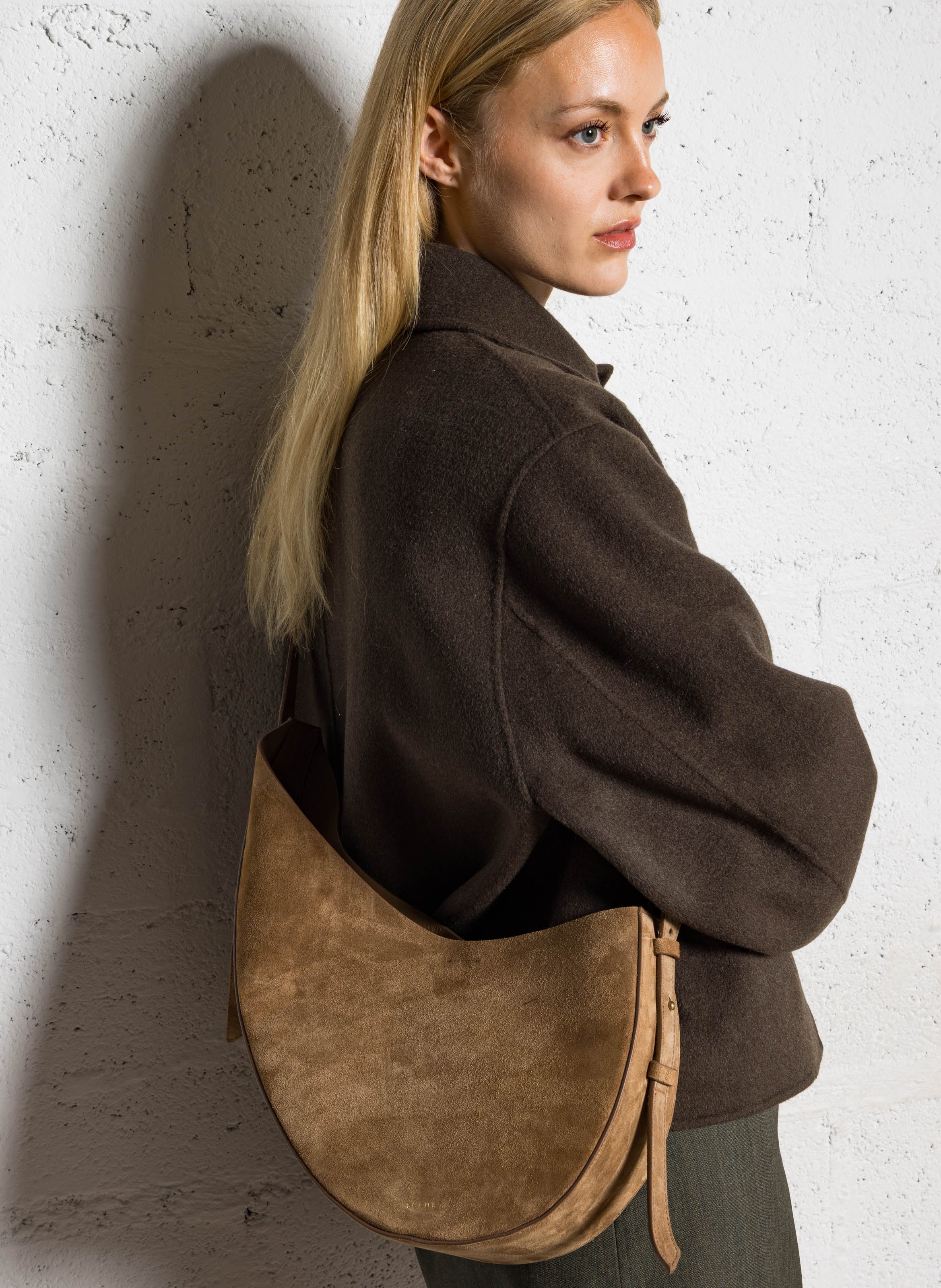 Sac bandoulière en cuir winona SOEUR Marron