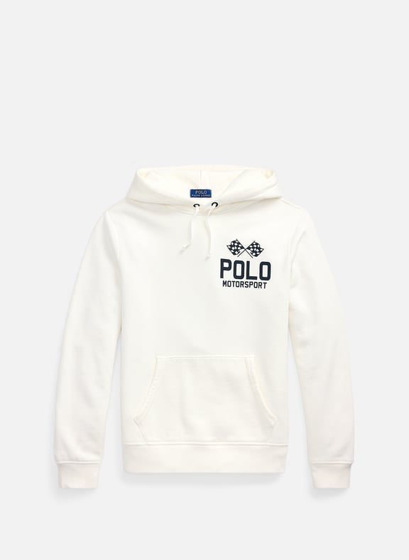 Straight printed sweatshirt in blended cotton White by POLO RALPH LAUREN POLO RALPH LAUREN Straight printed sweatshirt in blended cotton White