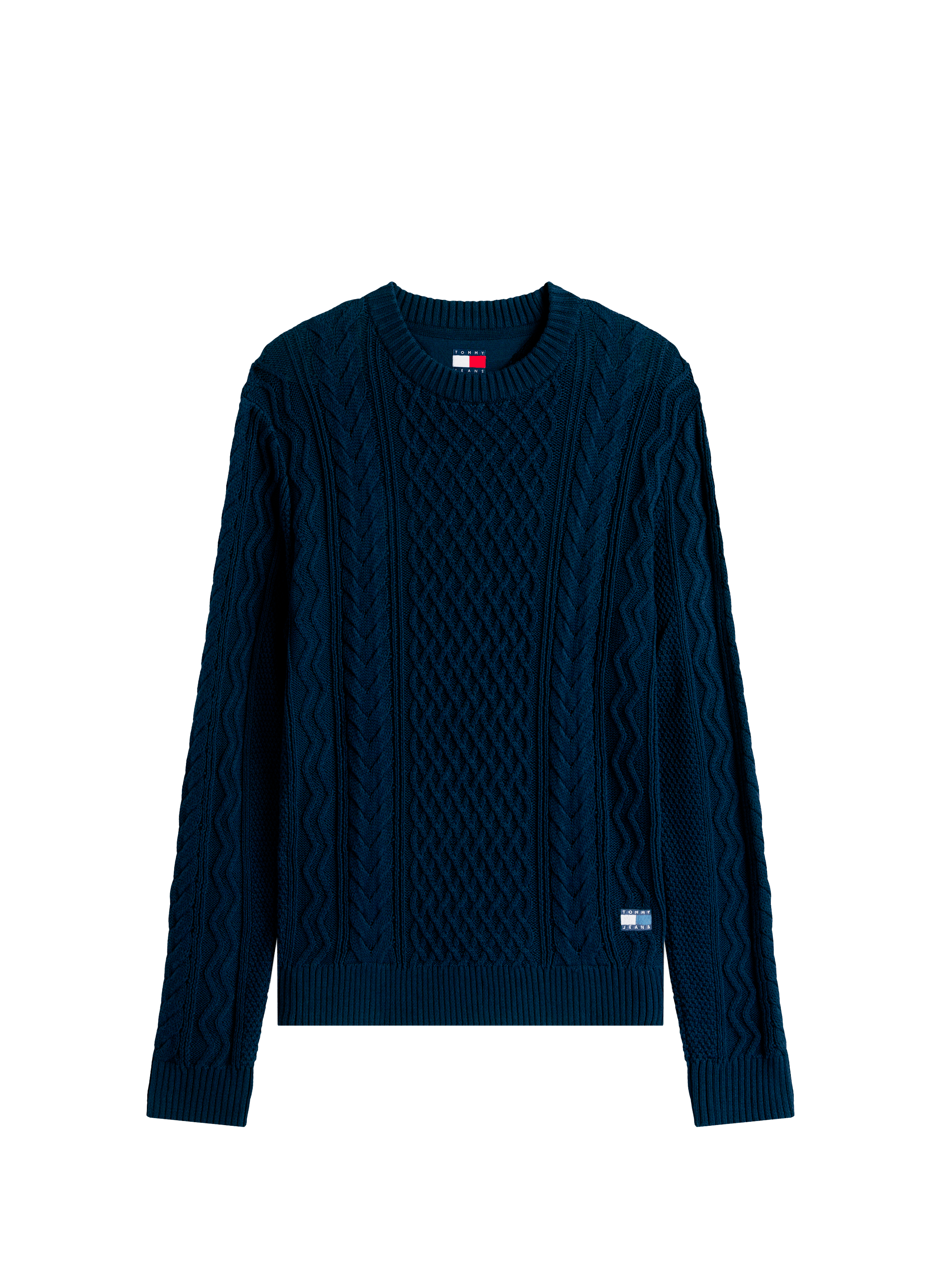 Cable knit jumper TOMMY HILFIGER Blue