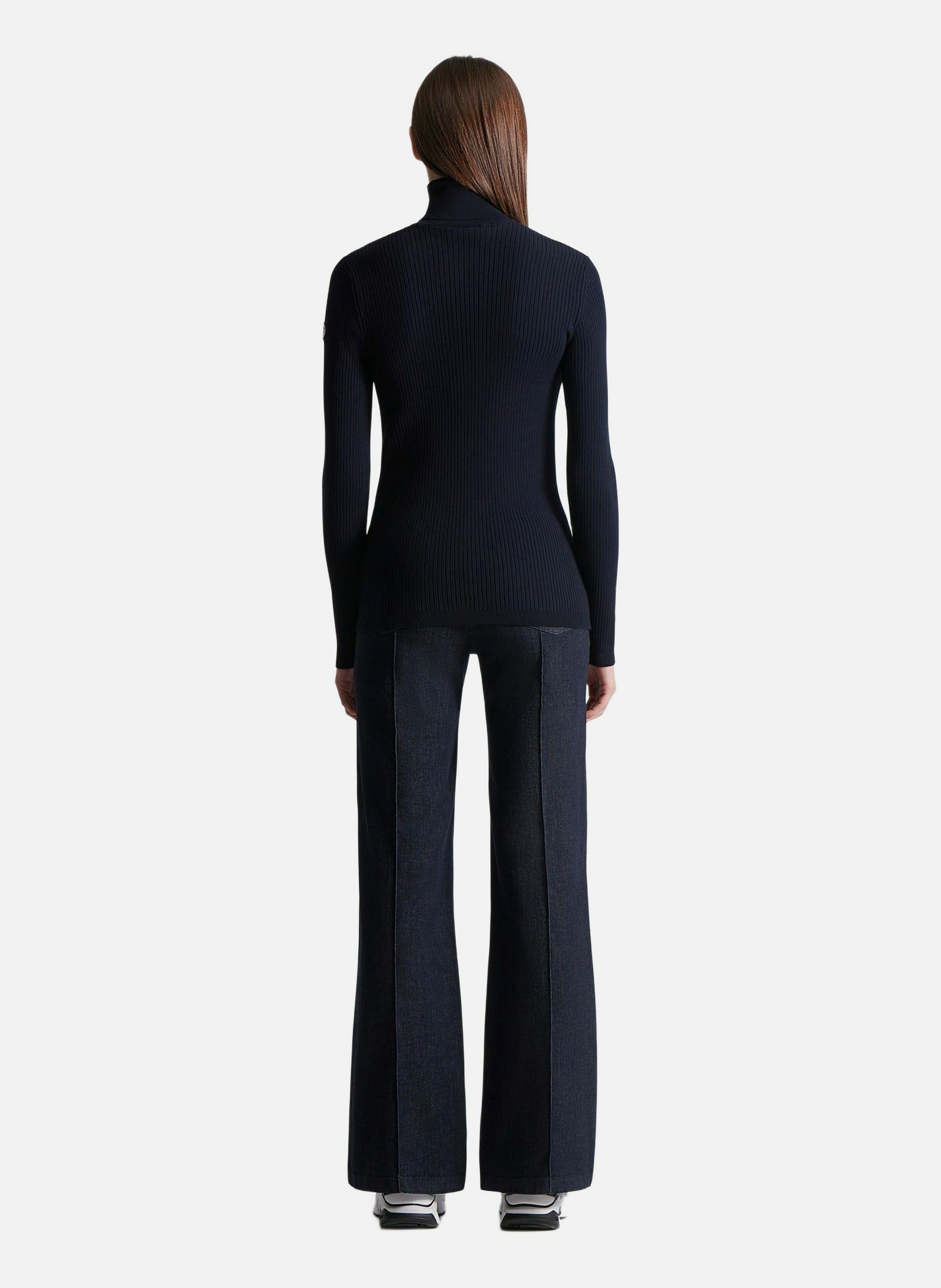 Pull ancelle col roulé coupe regular FUSALP Bleu