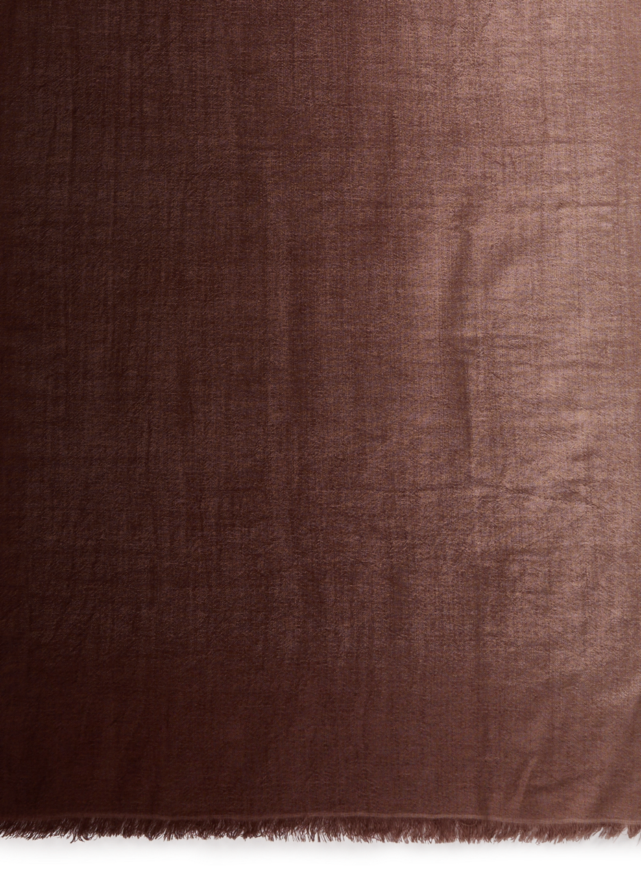 Wool stole AU PRINTEMPS PARIS Brown