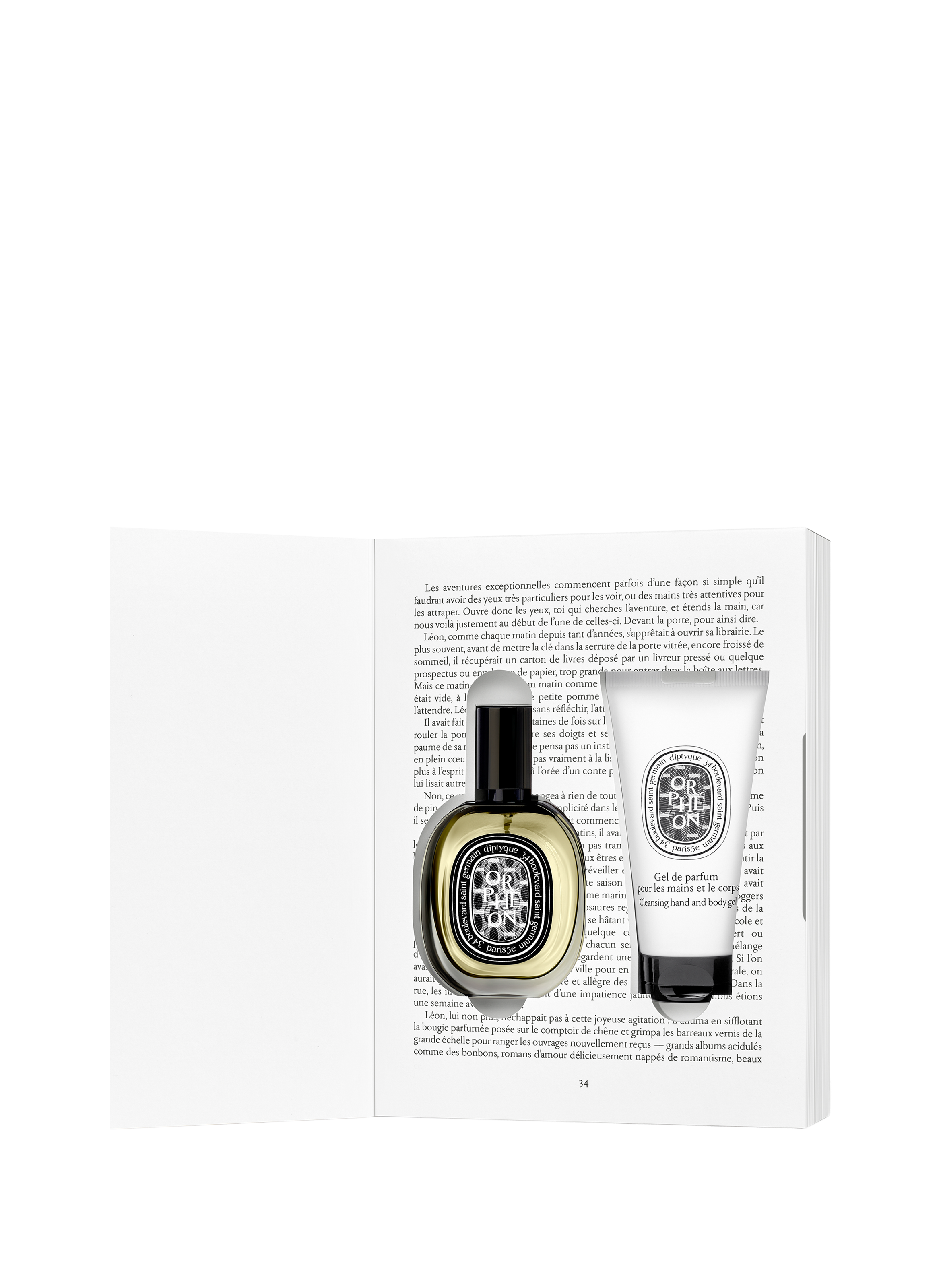 Coffret “livre surprise” Orphéon Eau de Parfum + Gel nettoyant DIPTYQUE No color