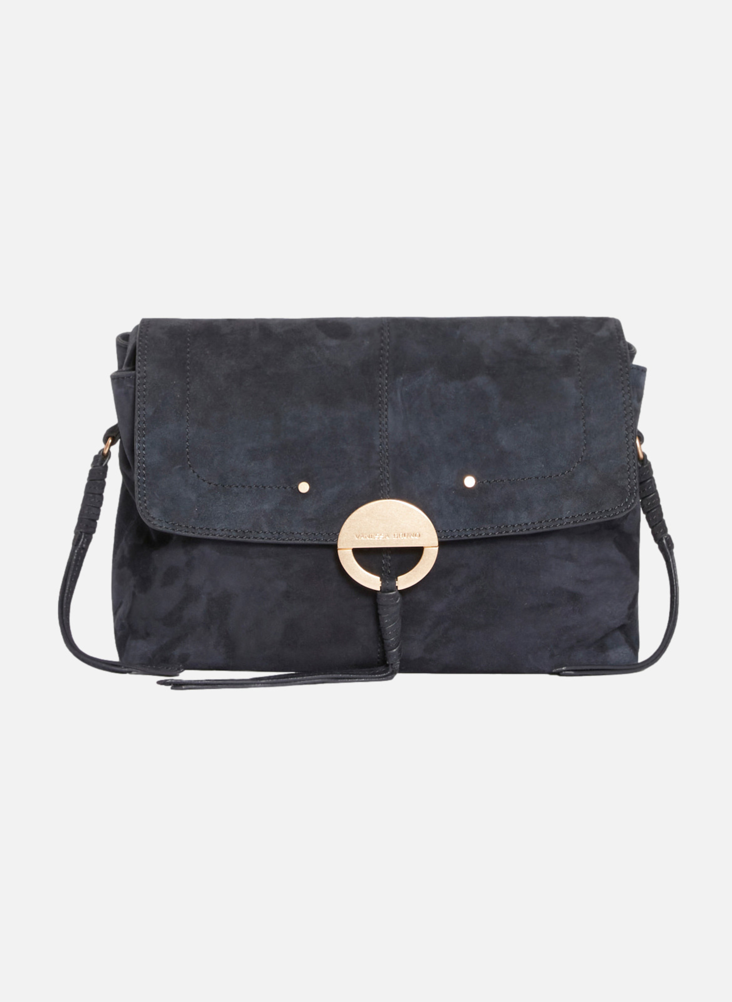 Grand sac othilia en cuir VANESSA BRUNO Bleu