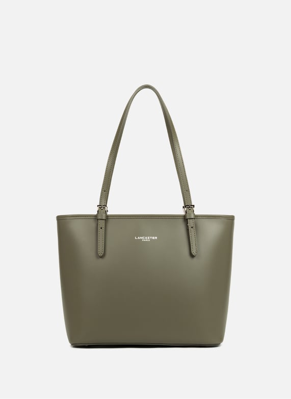 Sac cabas épaule - smooth | Kaki by LANCASTER Sac cabas épaule - smooth Kaki