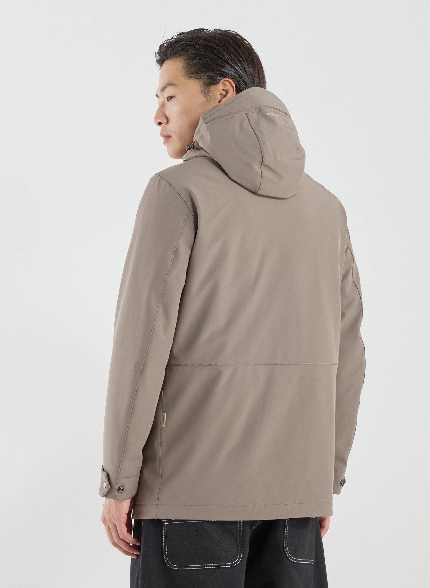 Mid-length jacket WOOLRICH Brown