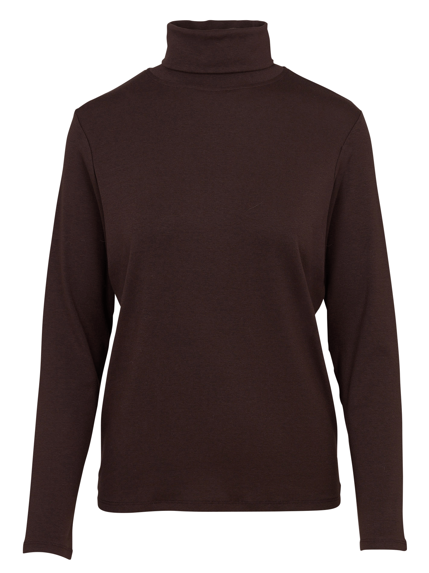 Tee-shirt droit col roulé ferguie MAISON 123 Marron