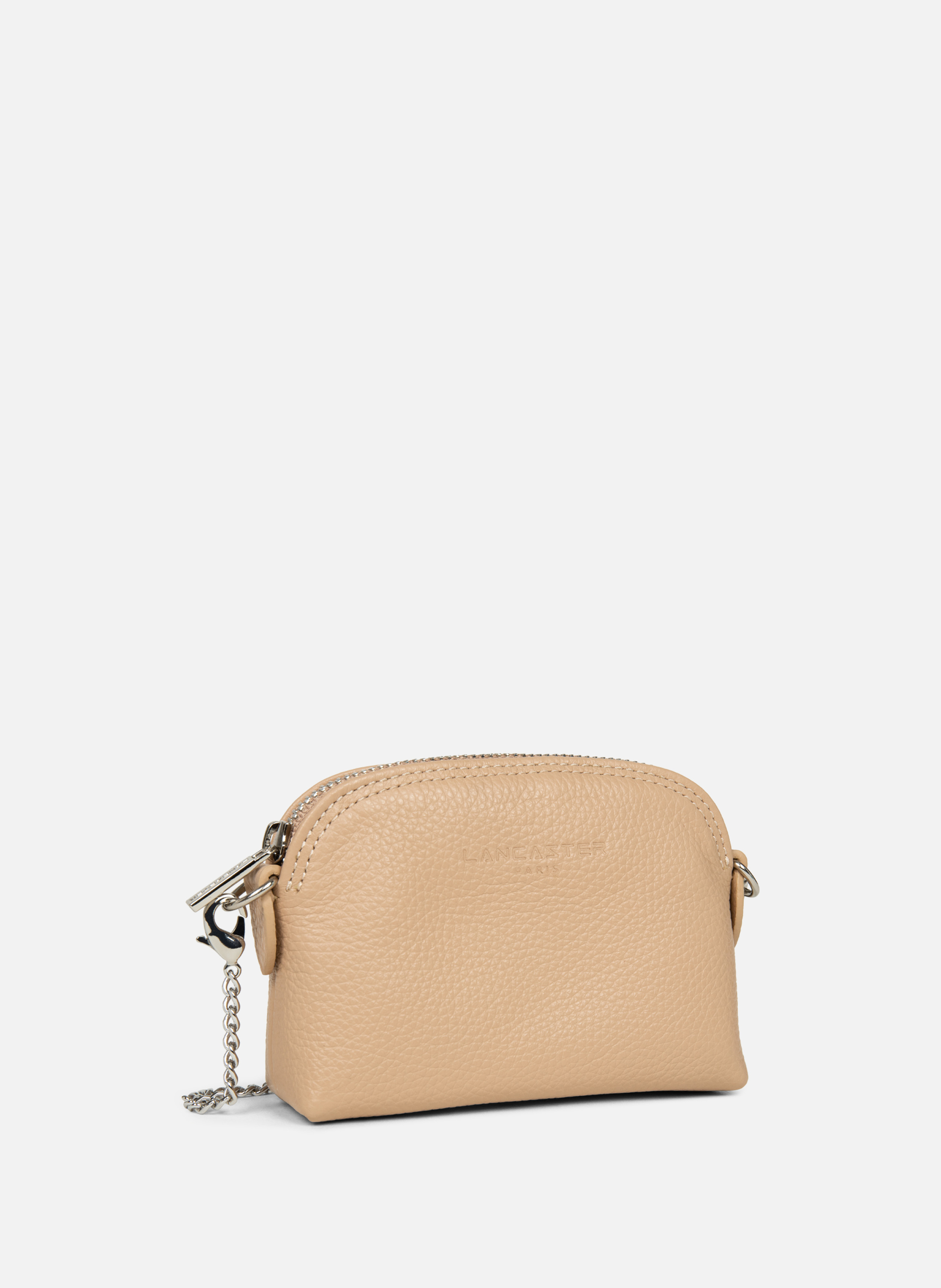 Petit porte-monnaie - foulonné pm LANCASTER Beige