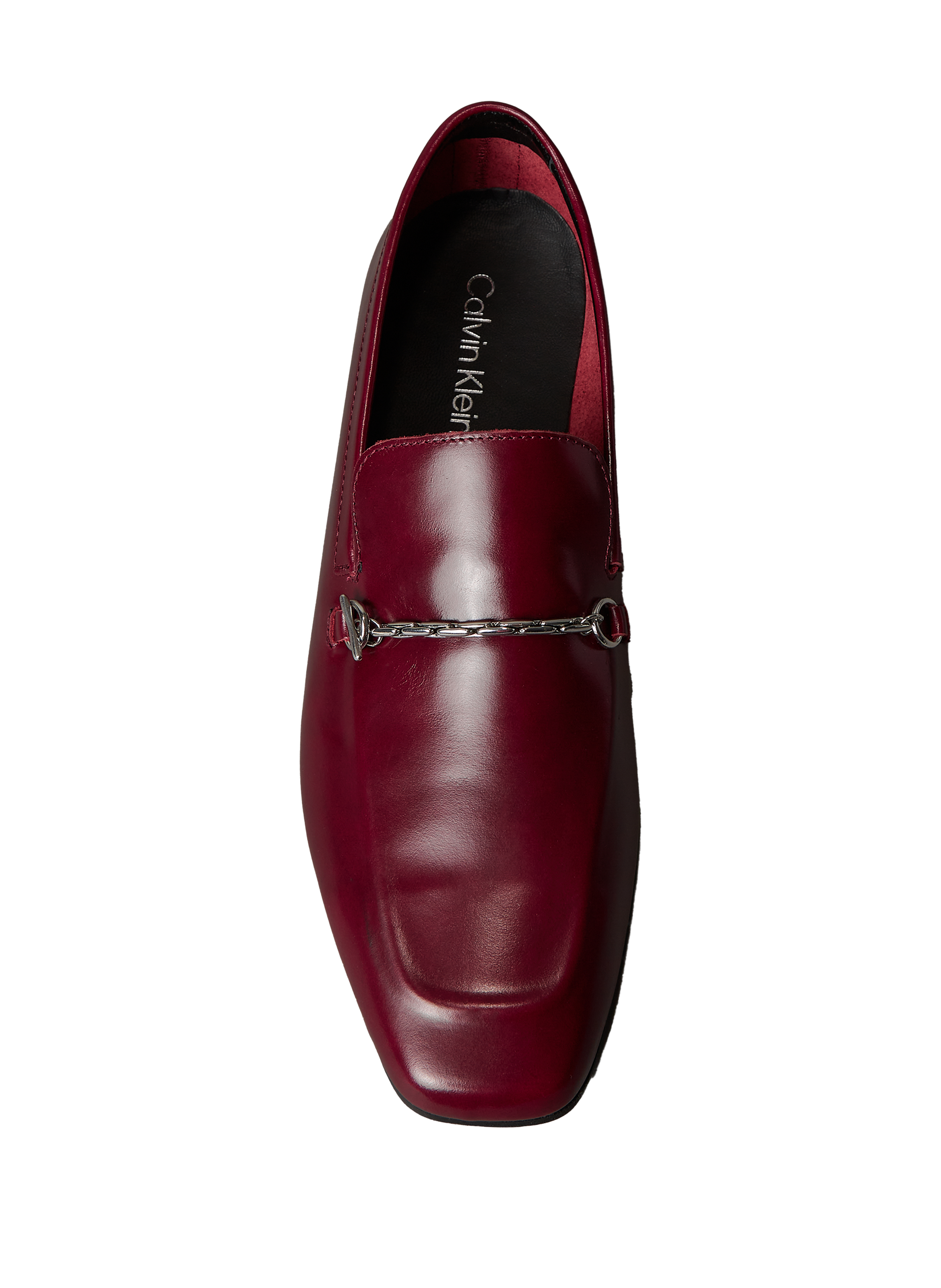 Mocassins Matilda à bout carré CALVIN KLEIN Rouge