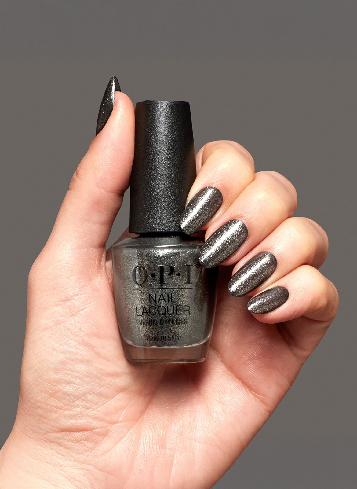 Tempted to Lick-orice - Nail Lacquer OPI Gris foncé