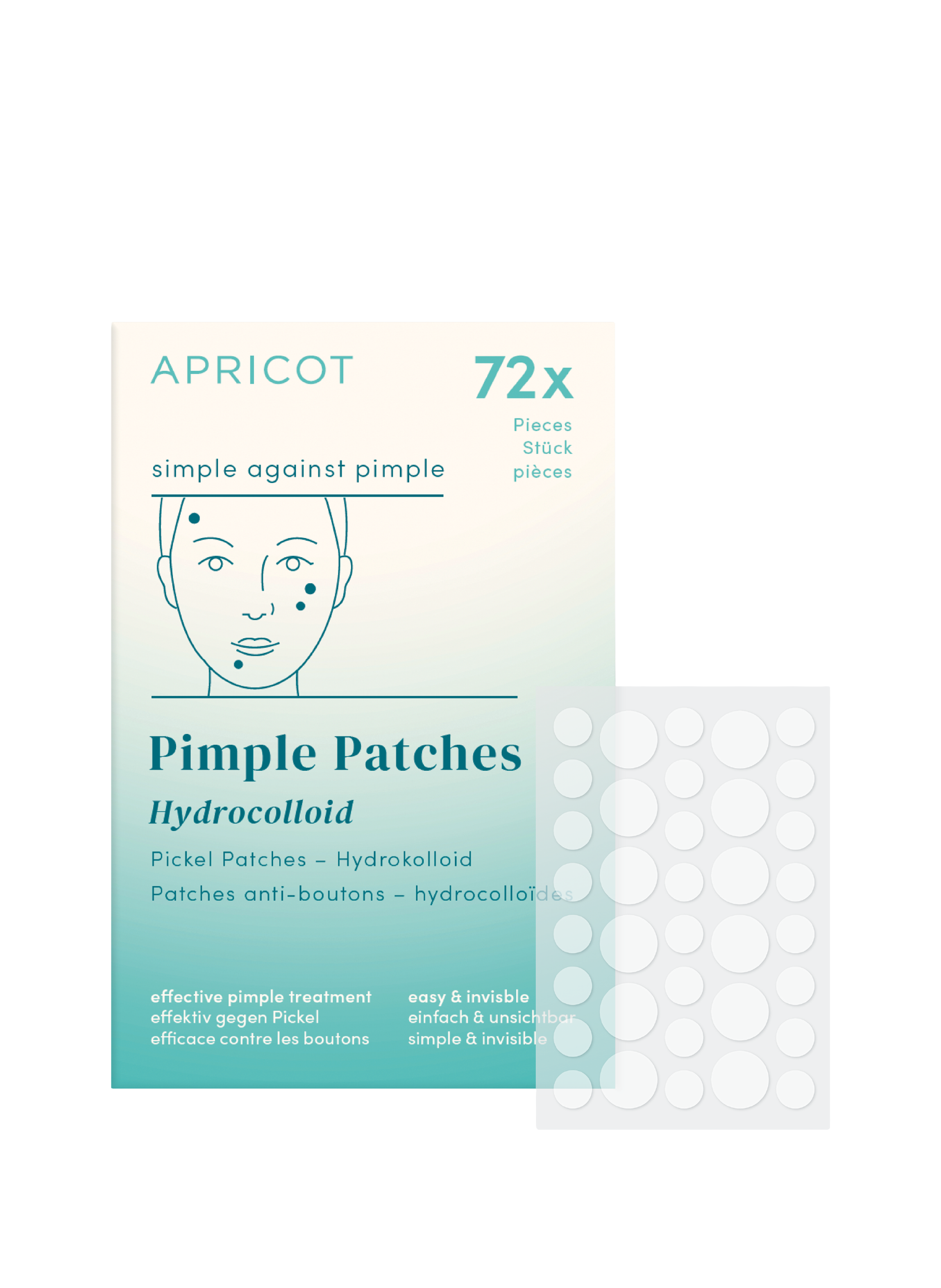 Patchs anti-boutons APRICOT No color