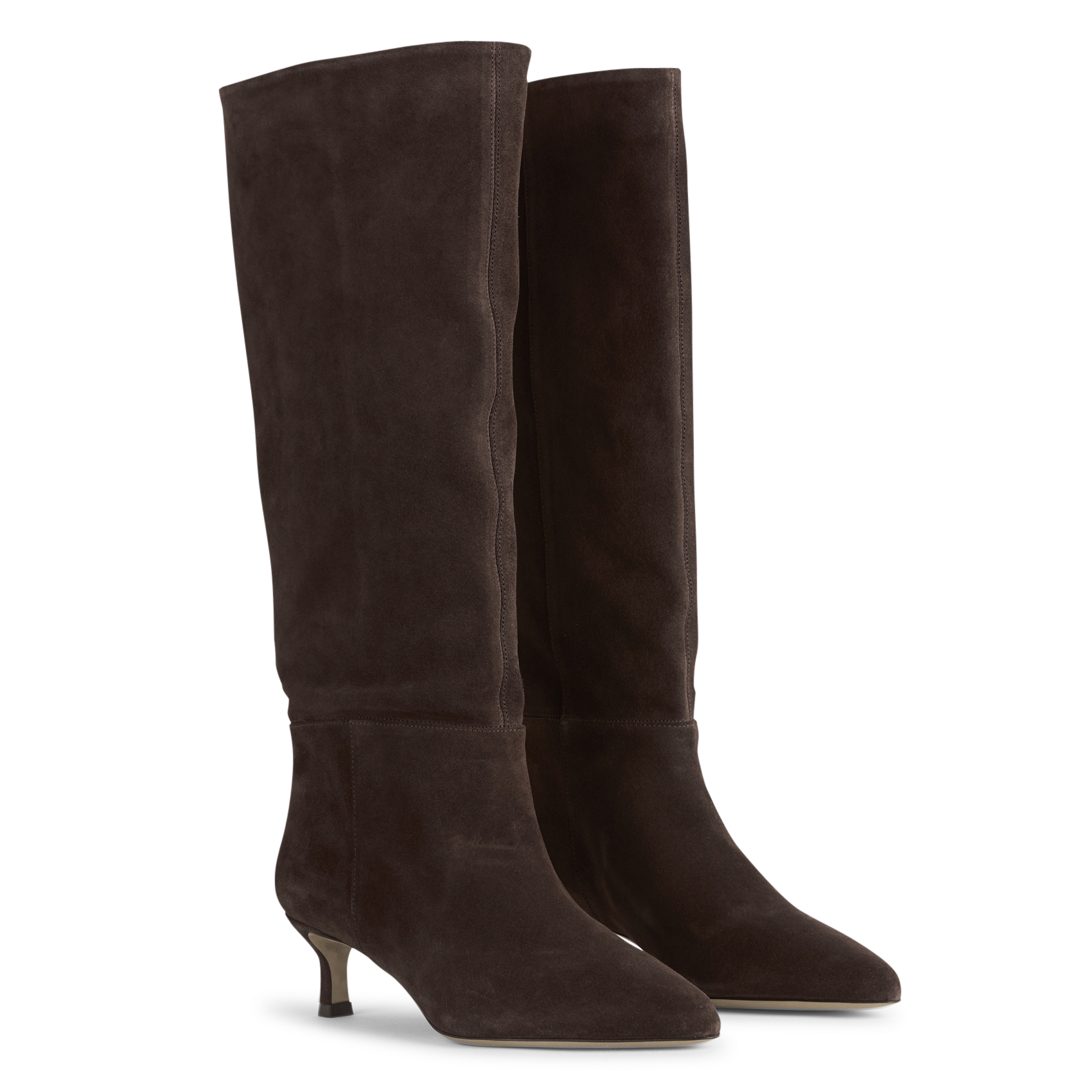 Bottes en cuir velours n°431 RIVECOUR Noir