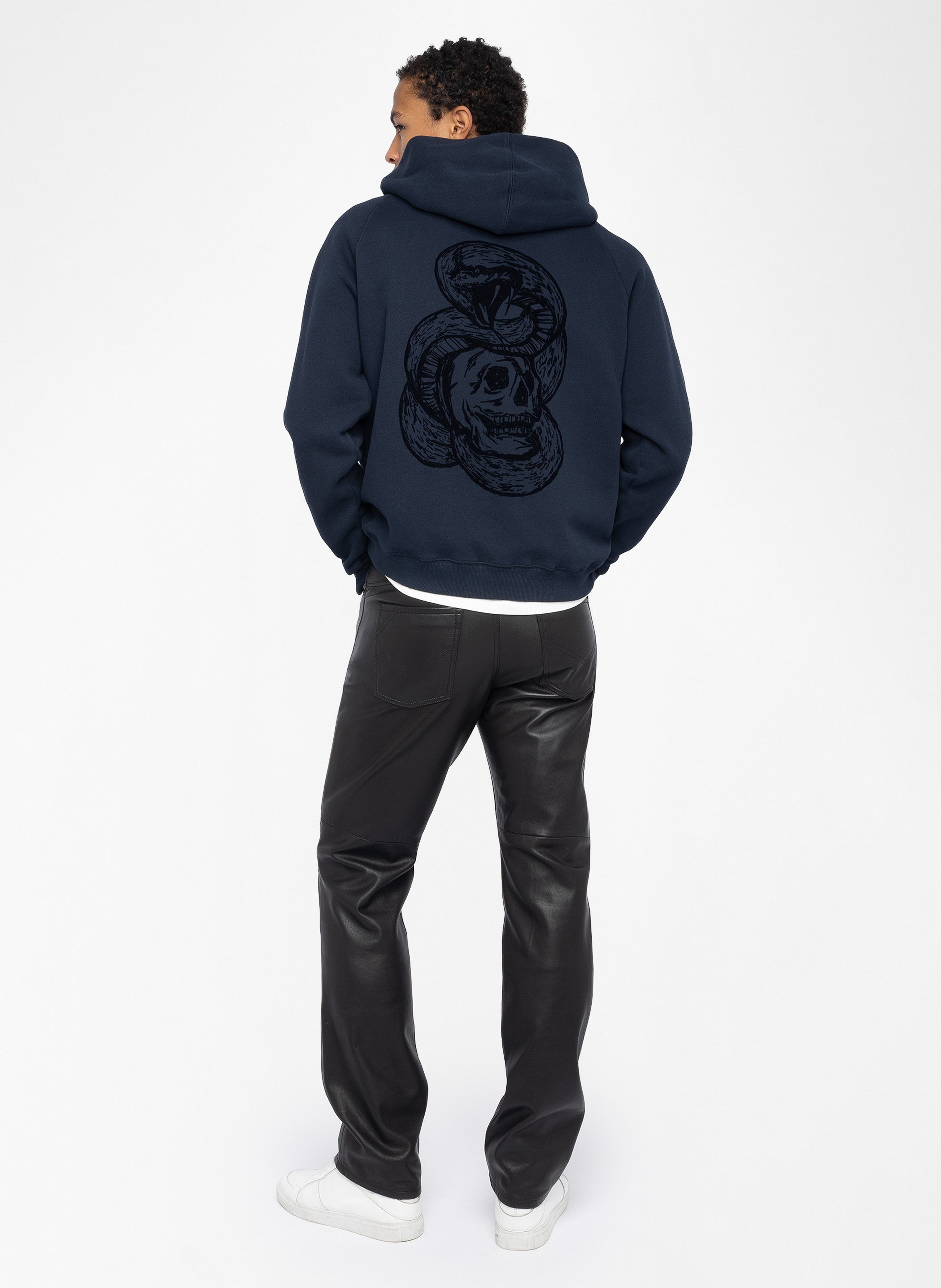 Sweat oversize en coton mélangé georgio ZADIG&VOLTAIRE Bleu