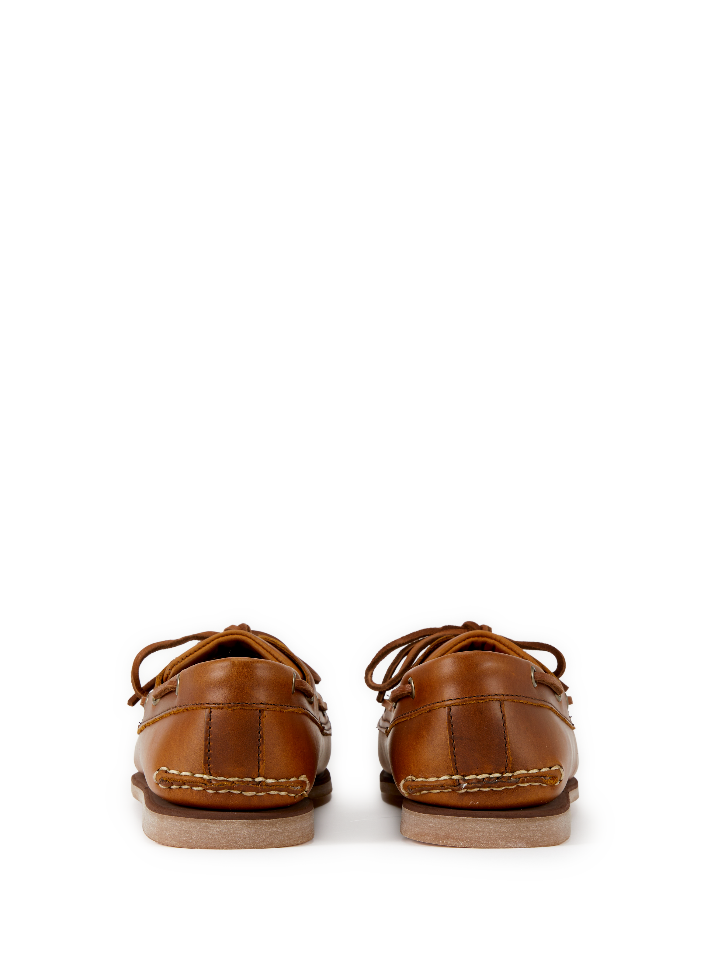 Mocassins en cuir avec surpiqûres TIMBERLAND Marron