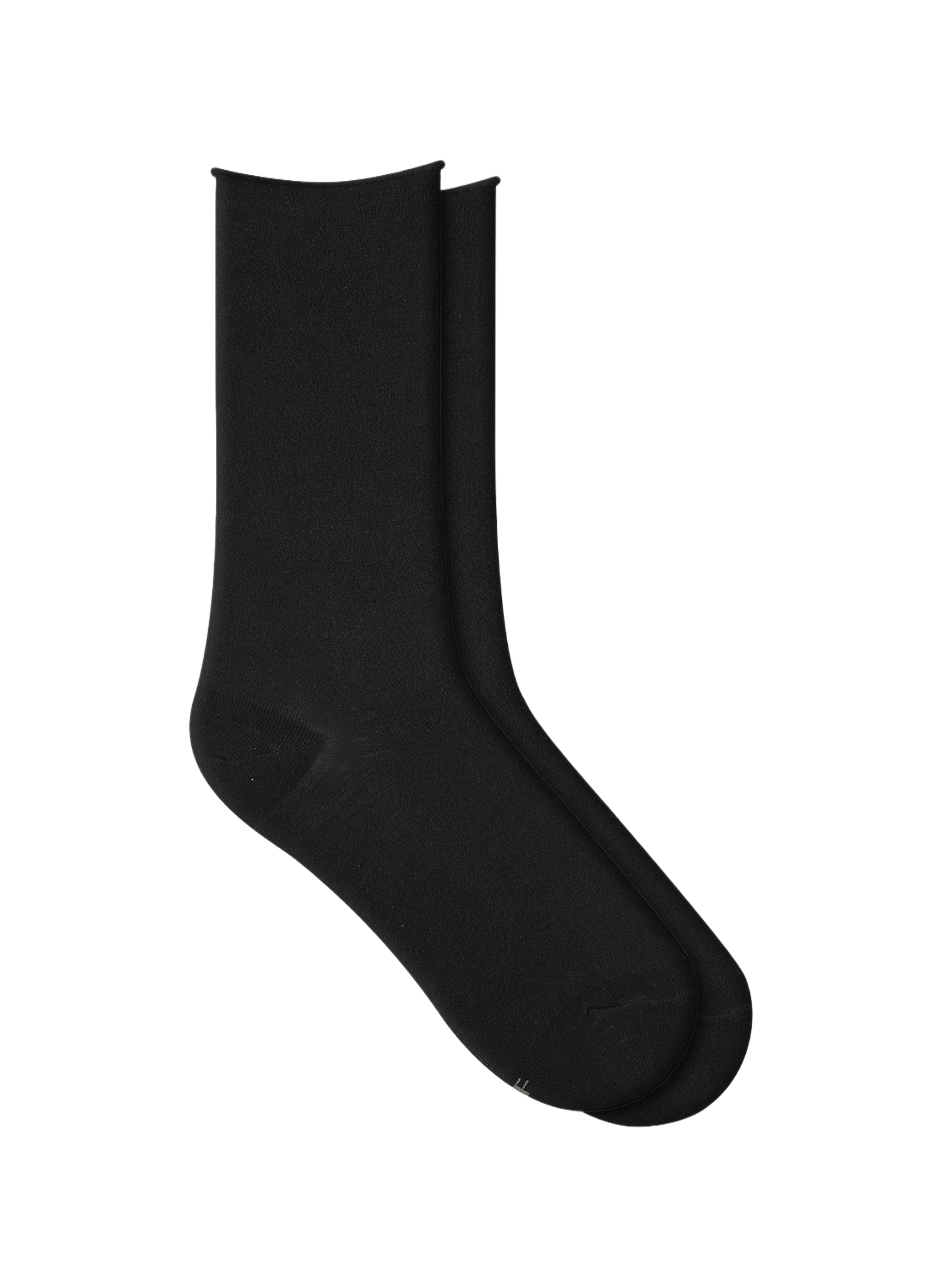 Chaussettes mi-hautes en coton mélangé BLEUFORÊT Noir