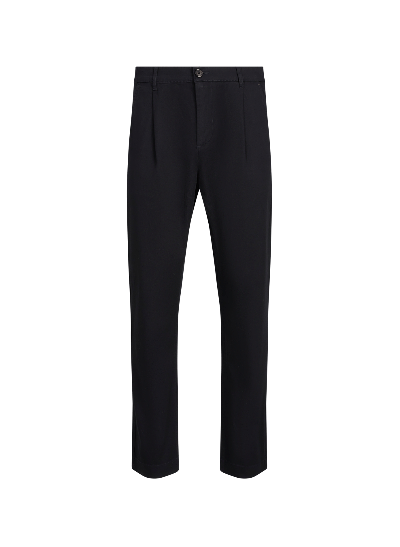 Pantalon droit Diego en coton et lin LAFAURIE Bleu