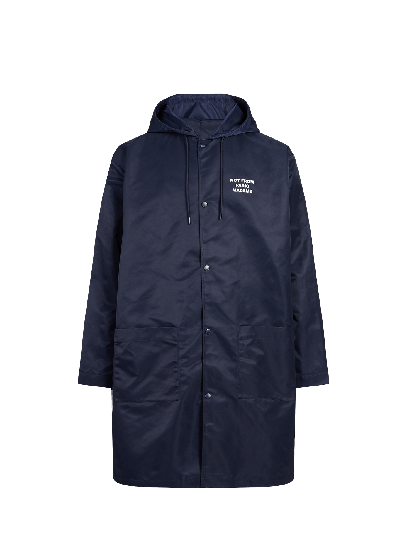 Parka logo poitrine et dos DROLE DE MONSIEUR Bleu