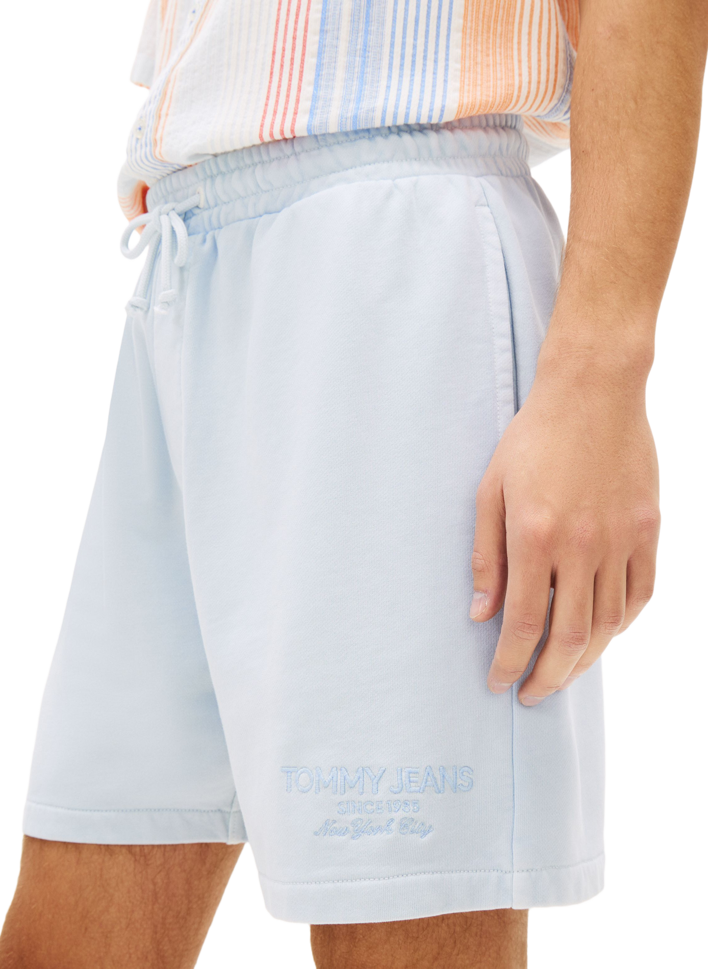 Straight-cut cotton Bermuda shorts TOMMY HILFIGER Blue