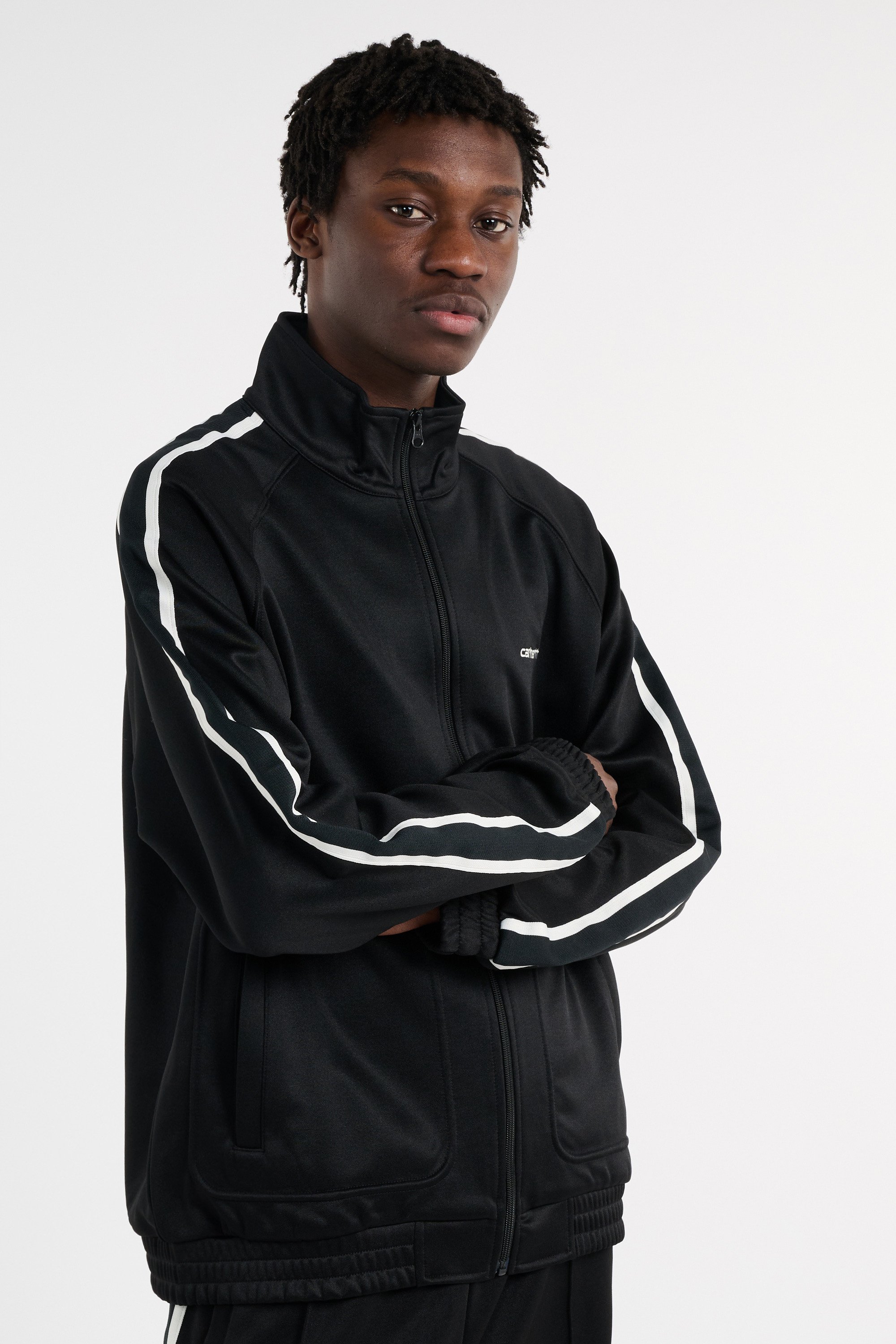 Veste de survêtement bolar sweat jacket CARHARTT WIP Noir