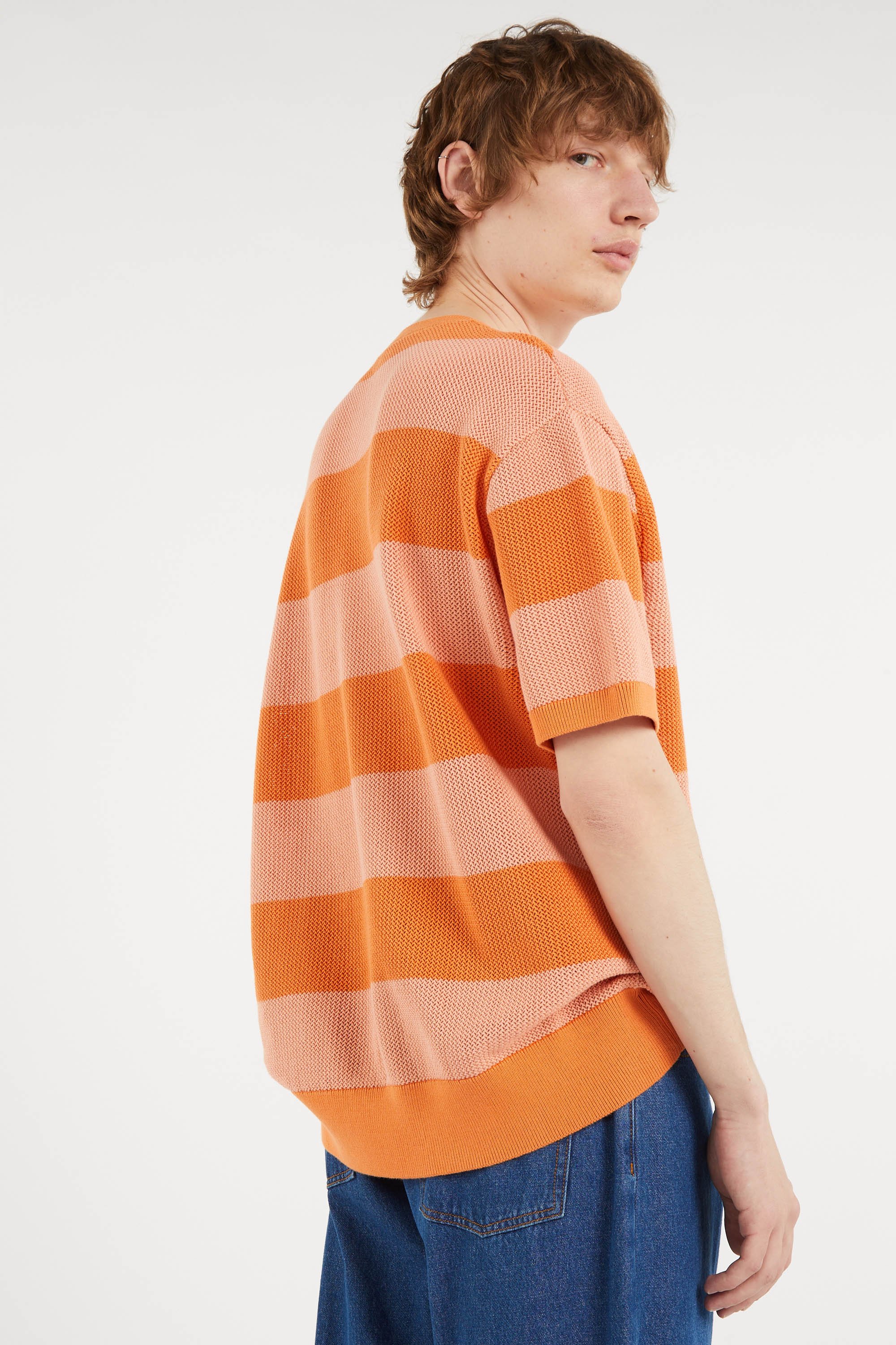 T-shirt tricot LACOSTE Orange
