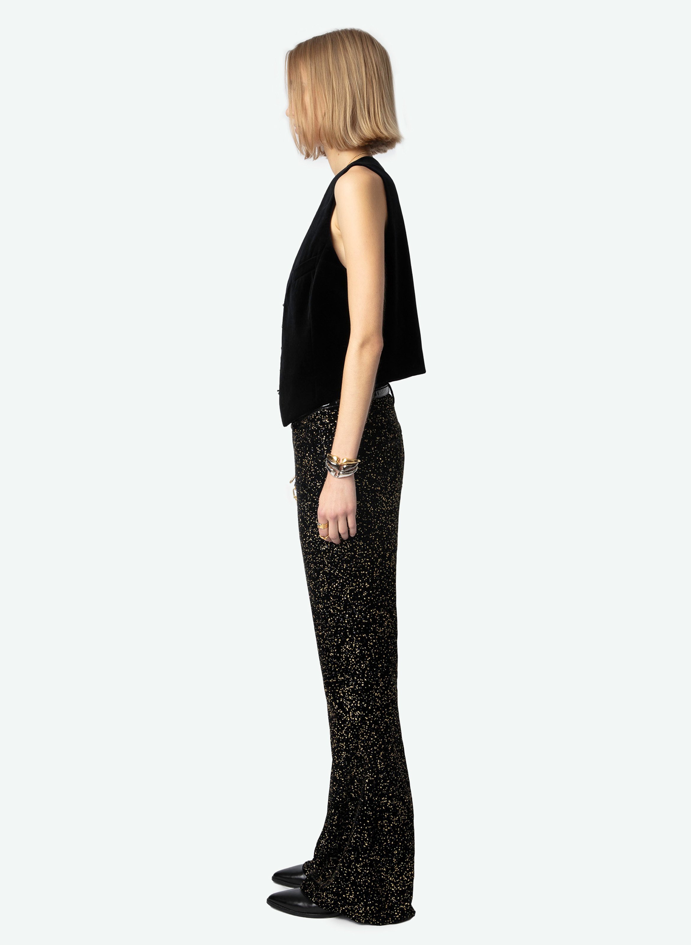 Gilet de tailleur en coton ZADIG&VOLTAIRE Noir