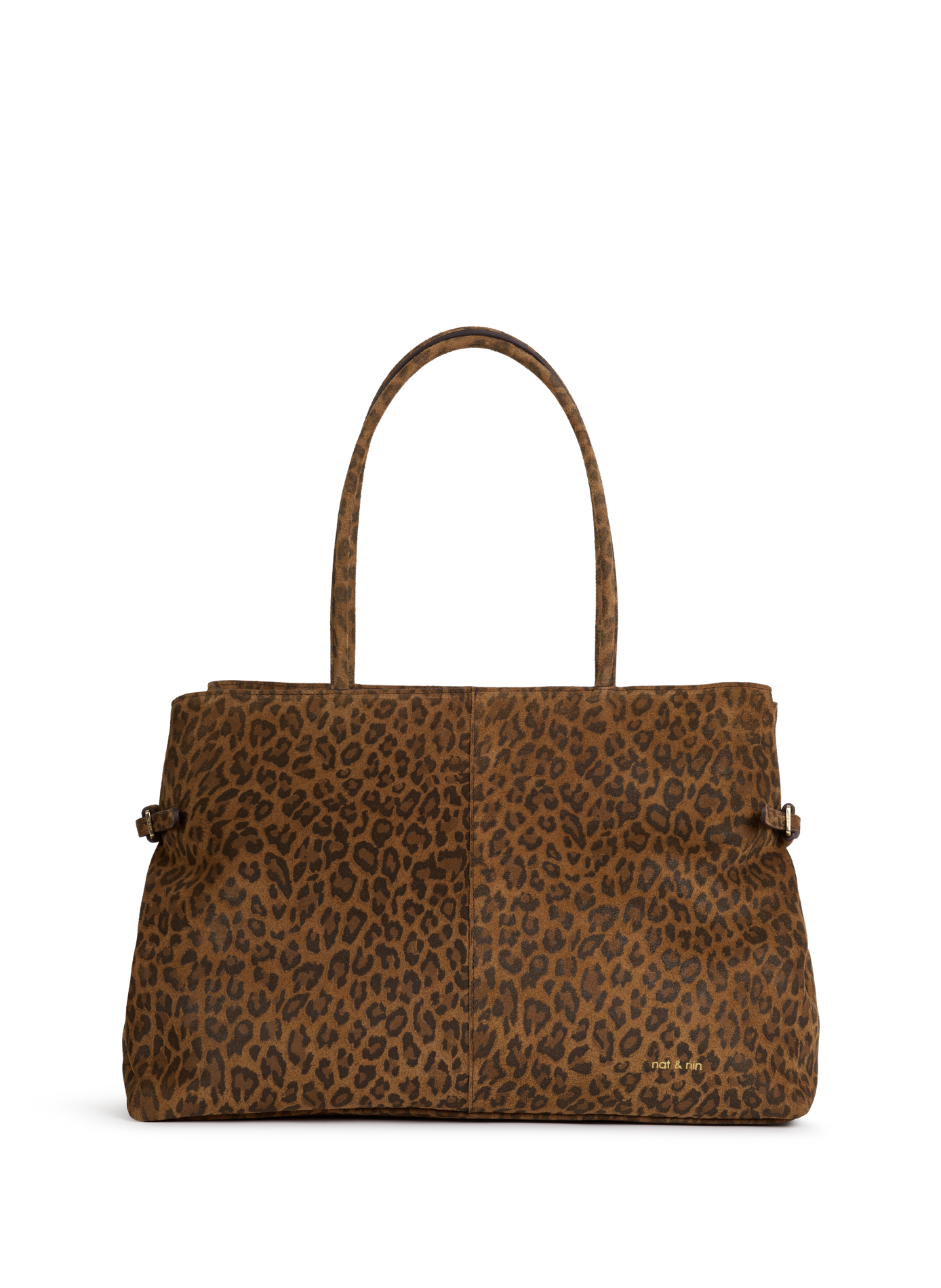 Schultertasche aus Leder NAT & NIN Mehrfarbig