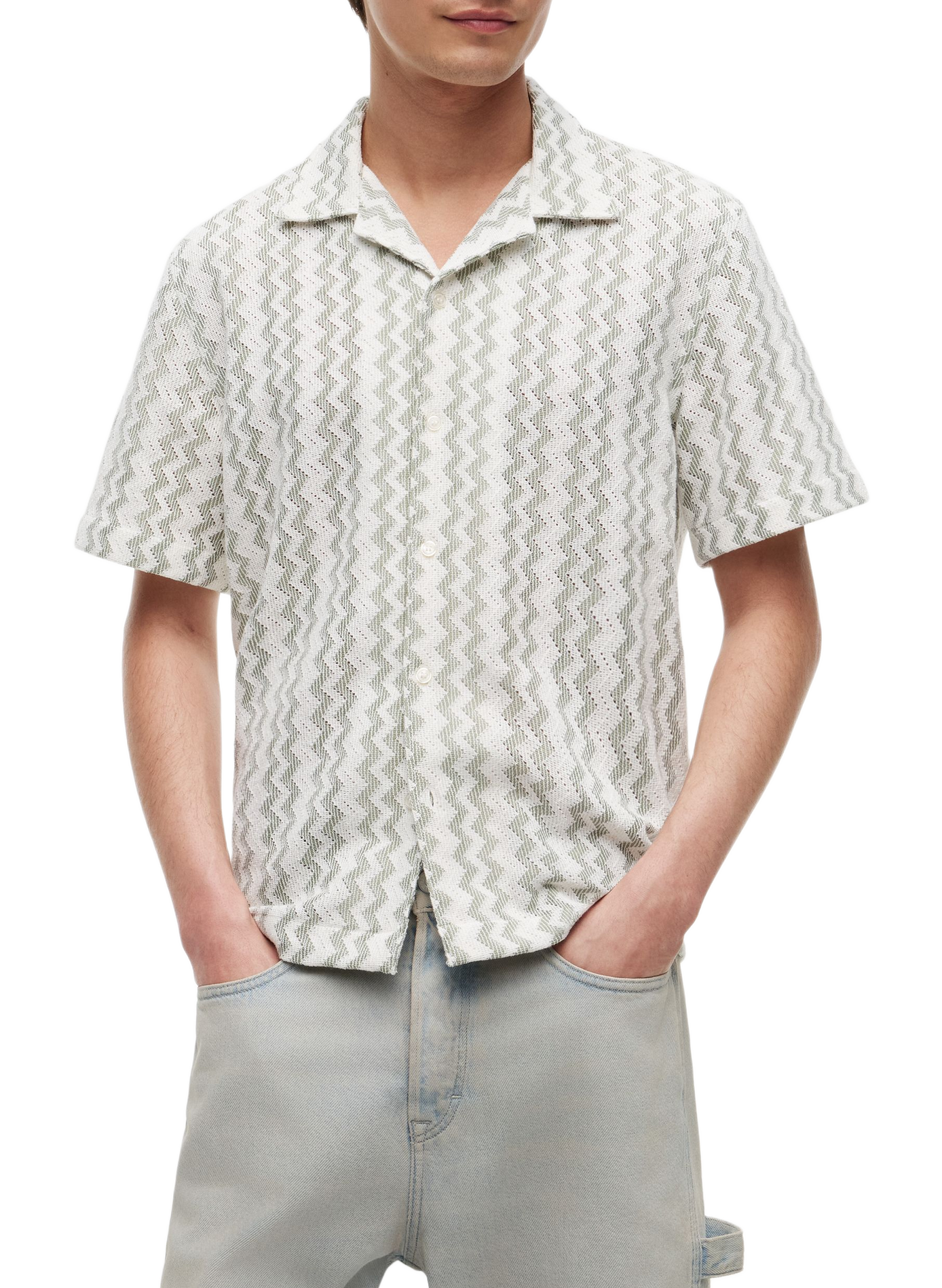 Striped shirt TOMMY HILFIGER Green