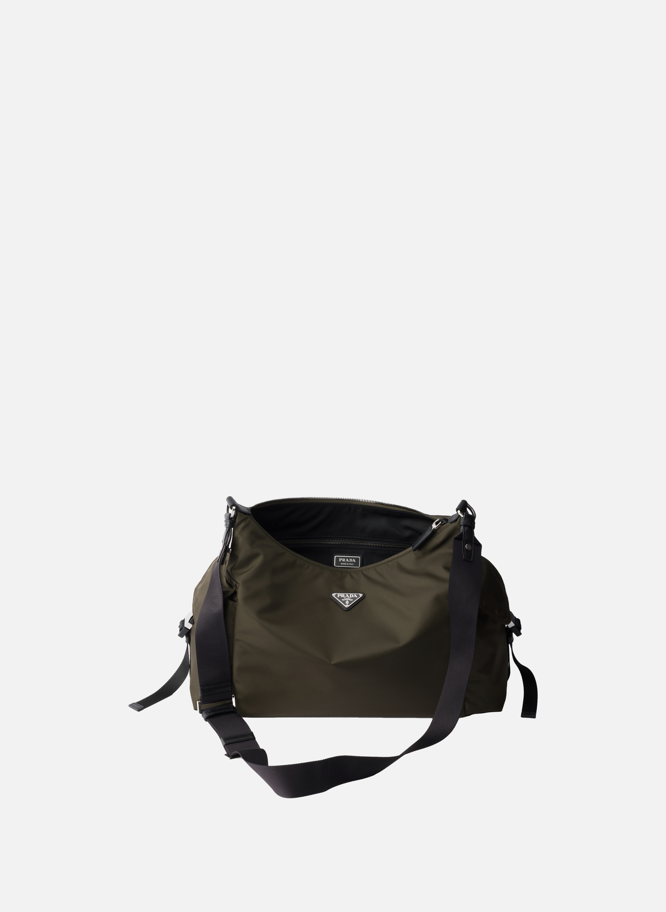 Sac prada explore en re-nylon et cuir PRADA Vert